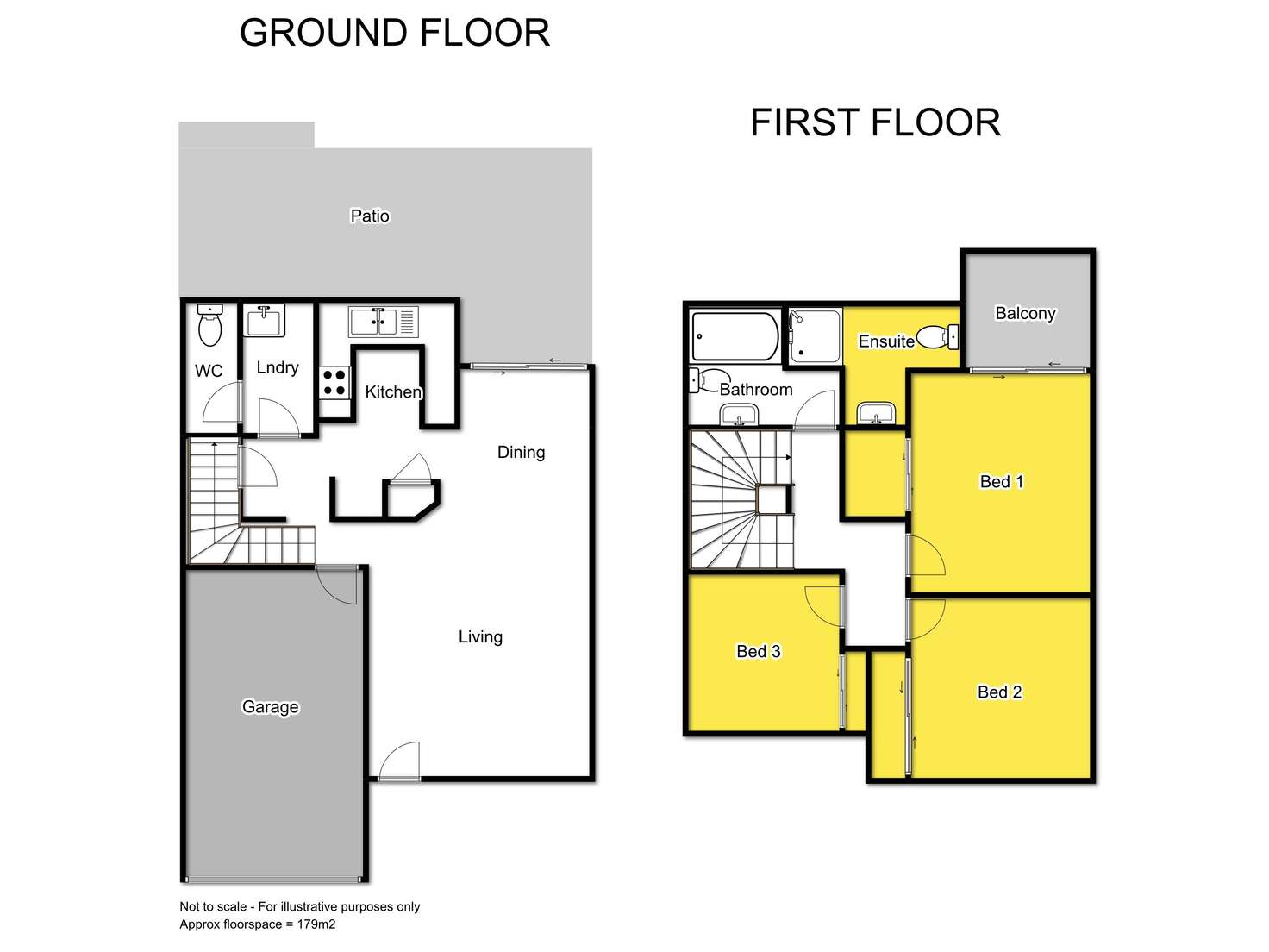 Floorplan of Homely townhouse listing, 23/17 Victor Street, Runcorn QLD 4113