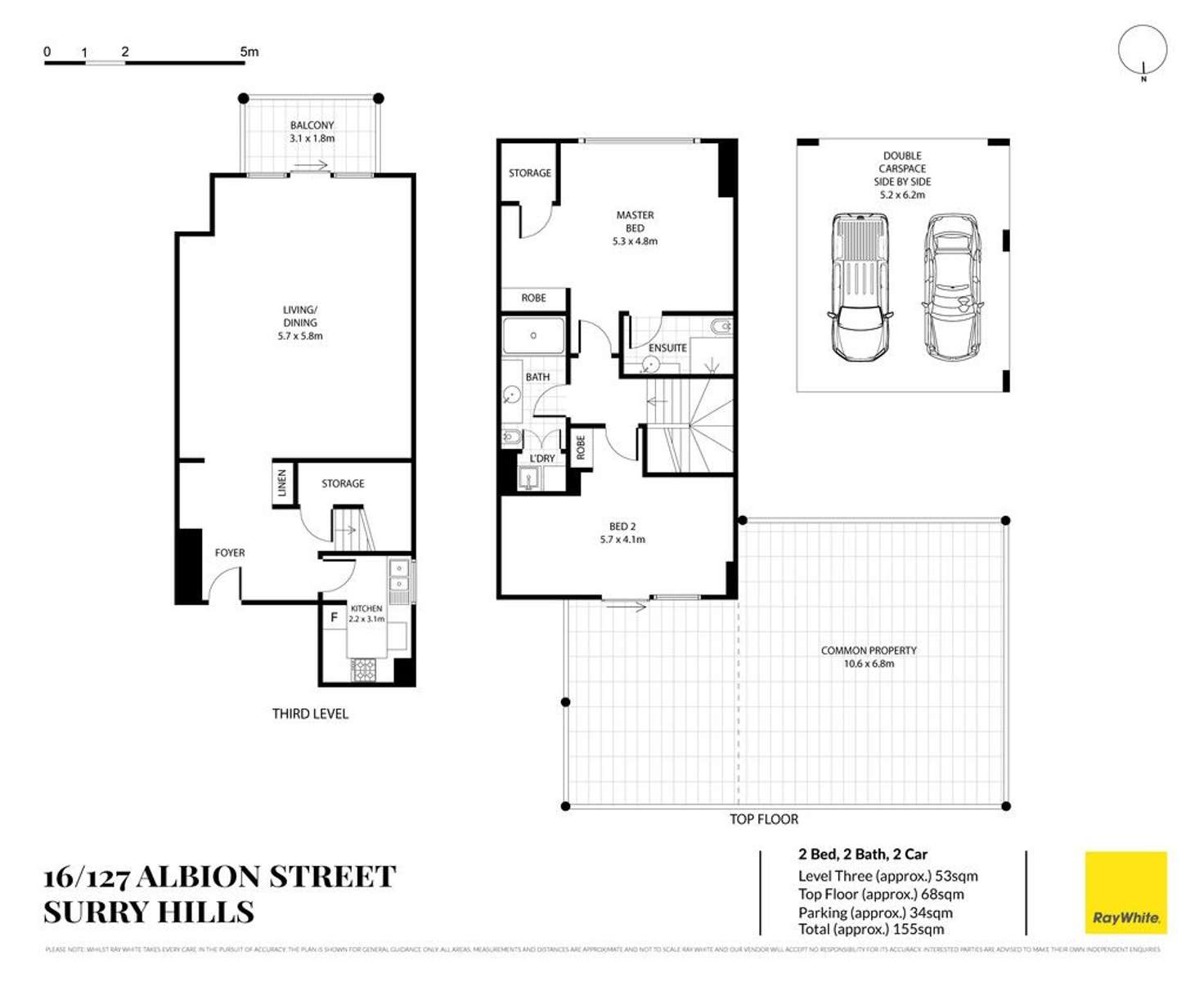 Floorplan of Homely apartment listing, 16/127 Albion Street, Surry Hills NSW 2010