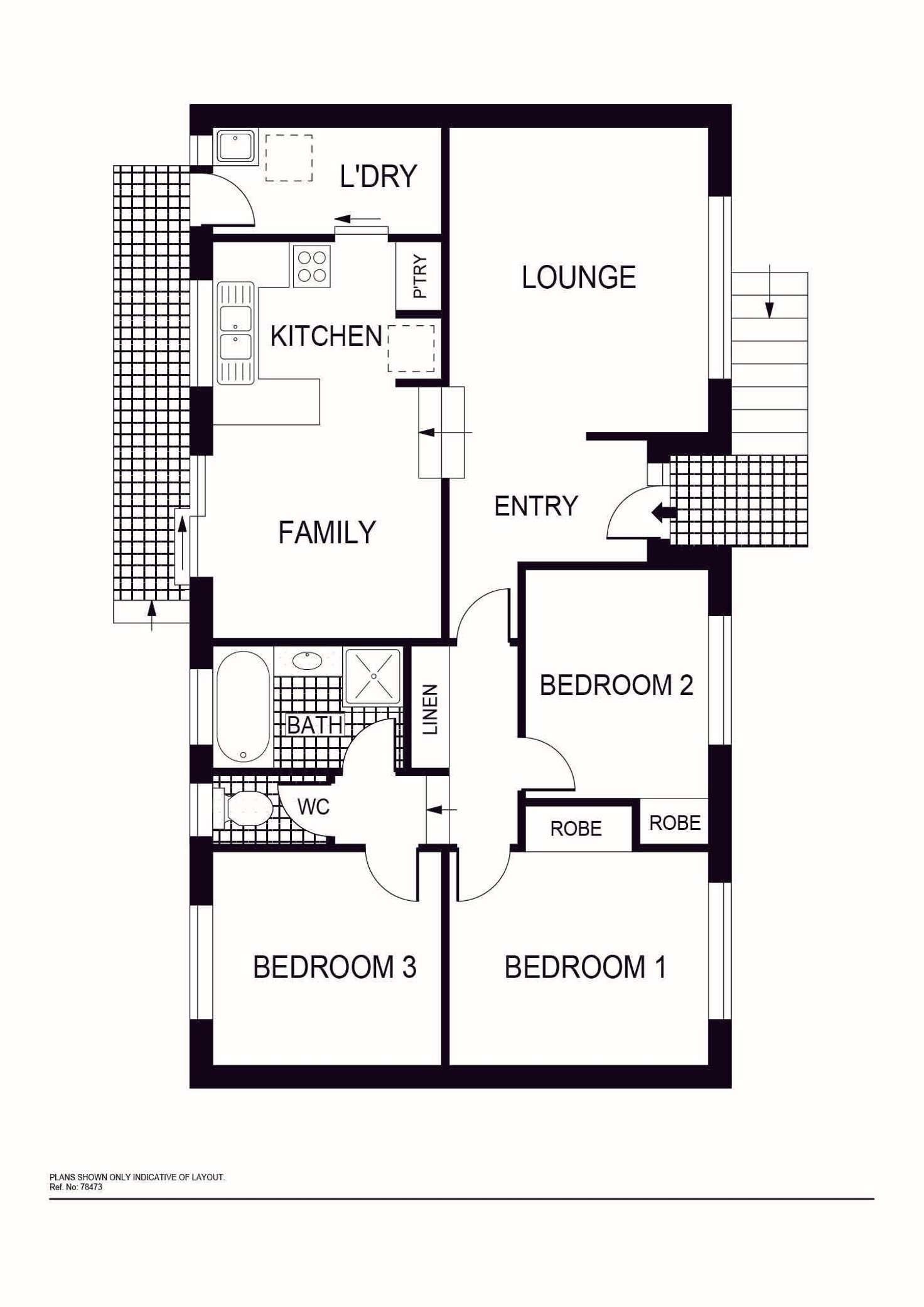 Floorplan of Homely house listing, 47 Goldfinch Circuit, Theodore ACT 2905