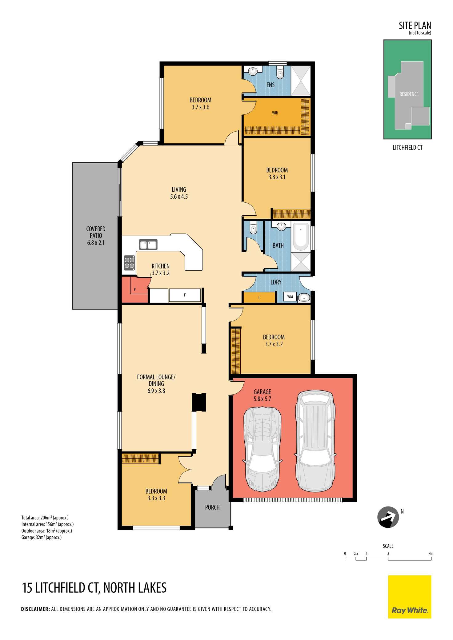 Floorplan of Homely house listing, 15 Litchfield Court, North Lakes QLD 4509