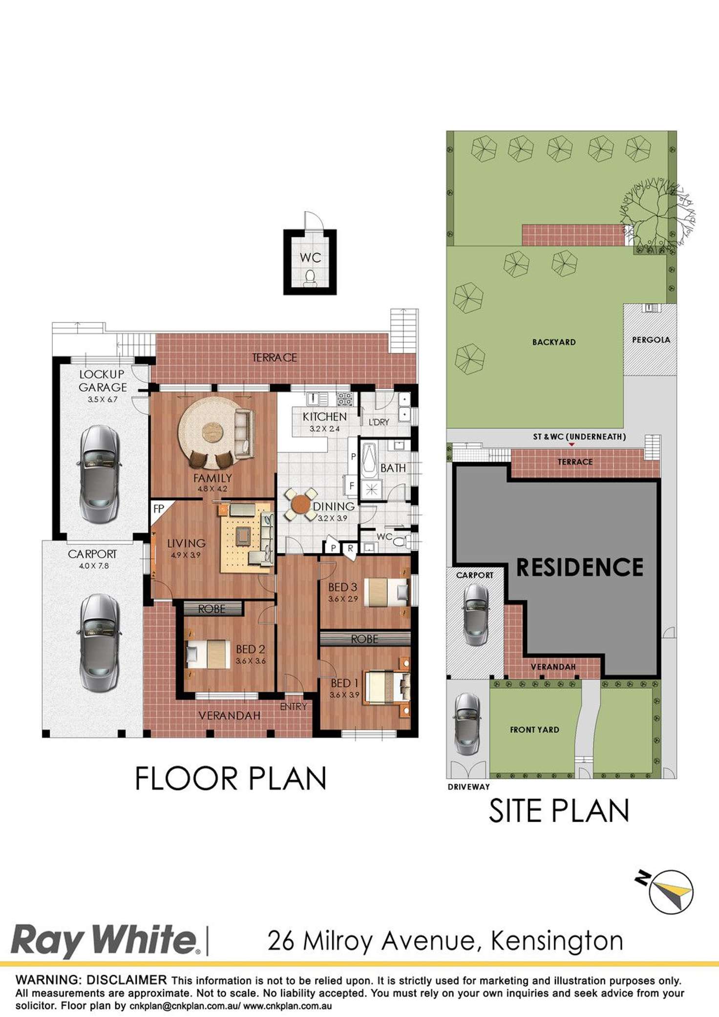 Floorplan of Homely house listing, 26 Milroy Avenue, Kensington NSW 2033