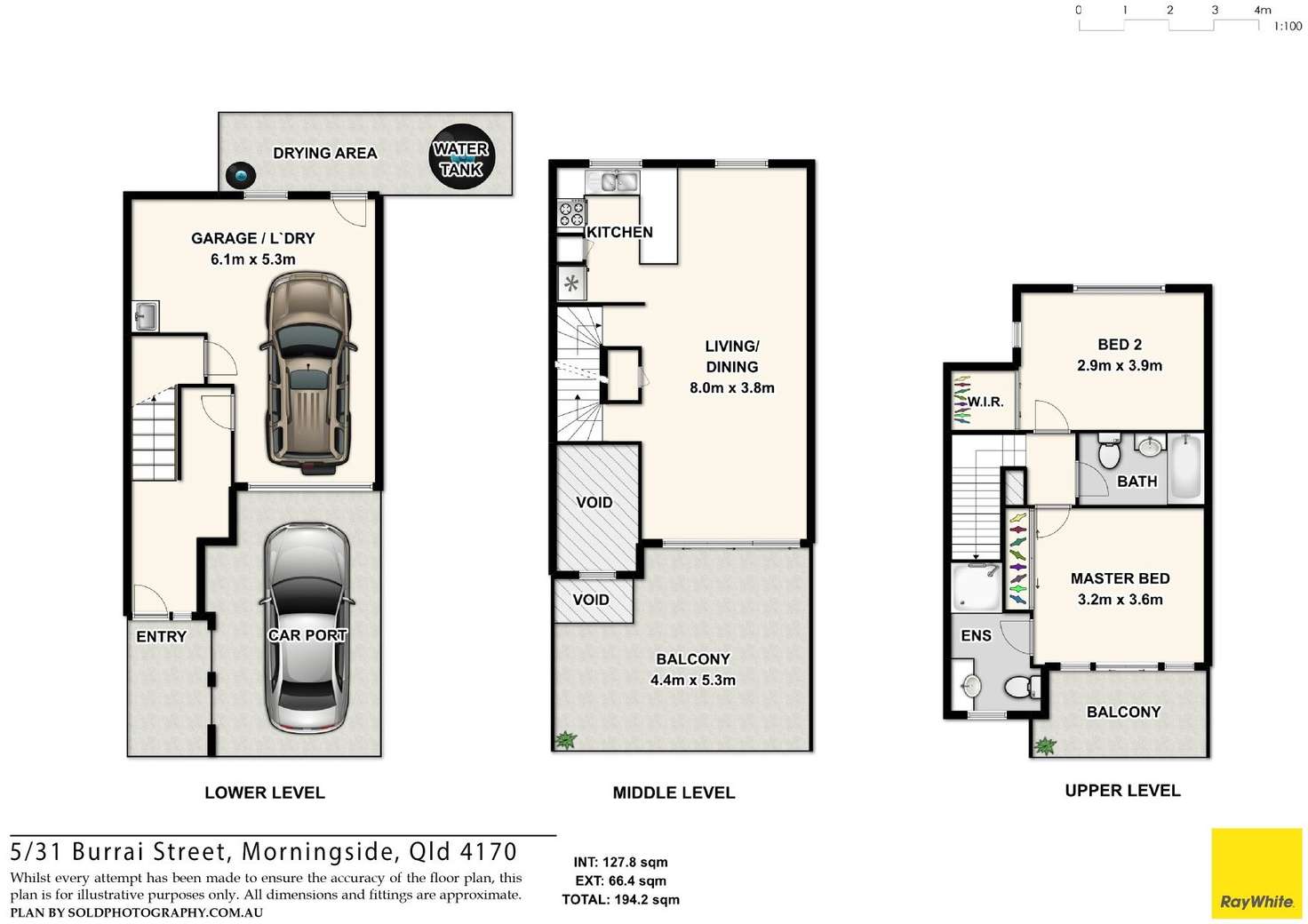 Floorplan of Homely townhouse listing, 5/31 Burrai Street, Morningside QLD 4170