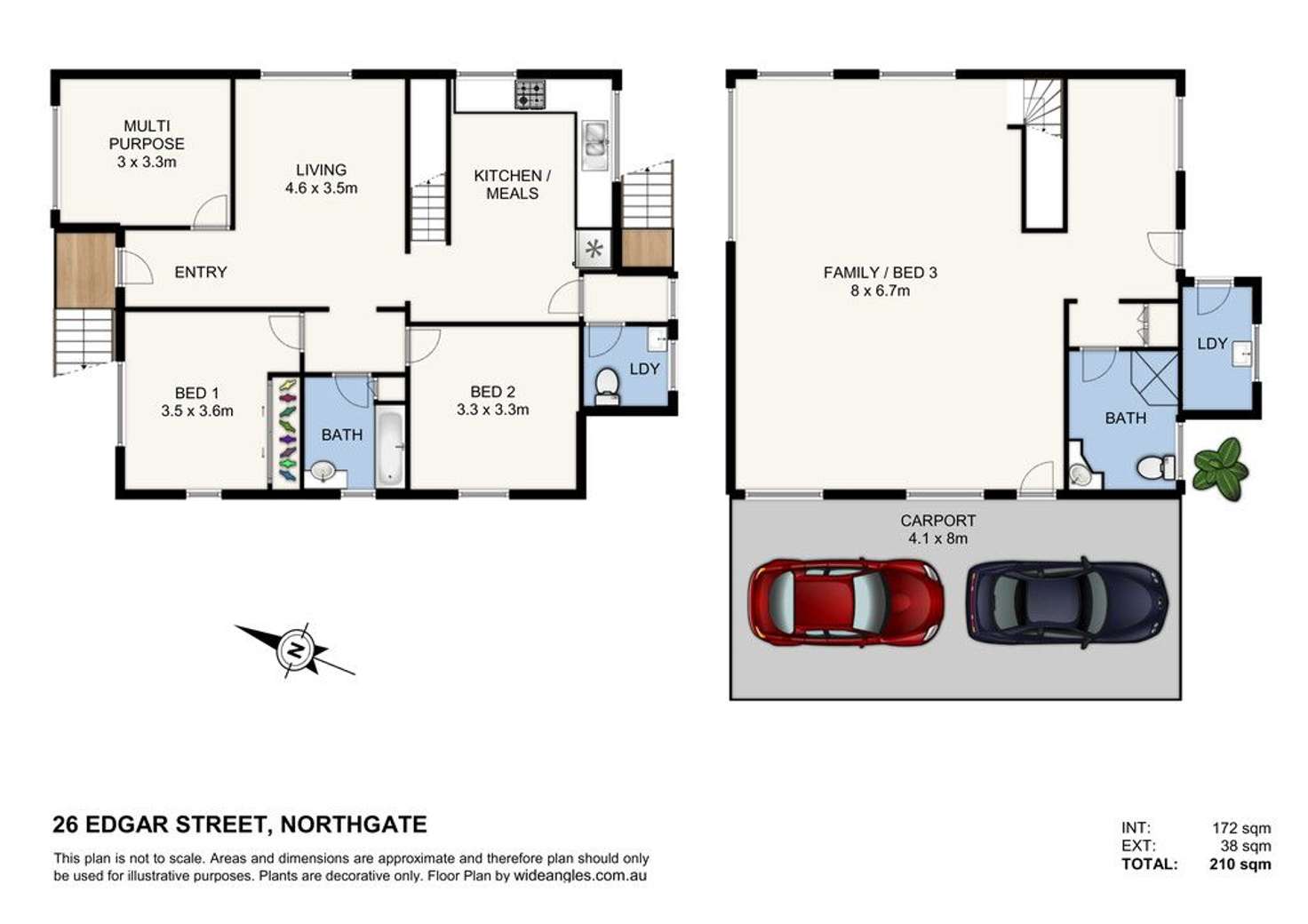 Floorplan of Homely house listing, 26 EDGAR Street, Northgate QLD 4013