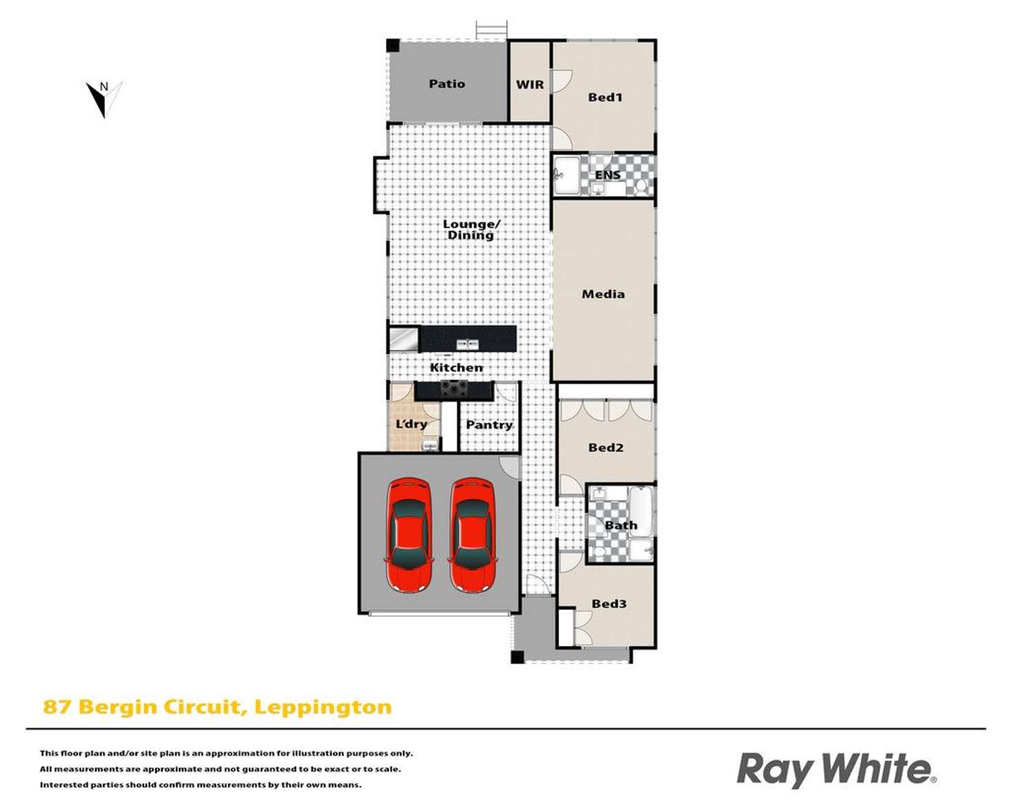 Floorplan of Homely house listing, 87 Bergin Circuit, Leppington NSW 2179