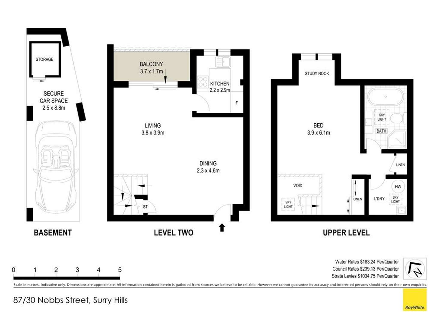 Floorplan of Homely apartment listing, 87/30 Nobbs Street, Surry Hills NSW 2010