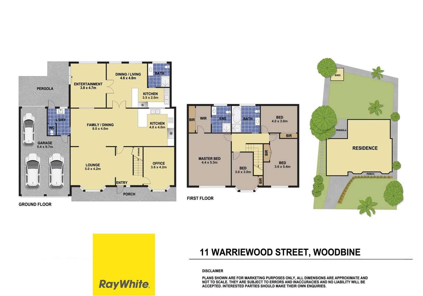 Floorplan of Homely house listing, 11 Warriewood Street, Woodbine NSW 2560