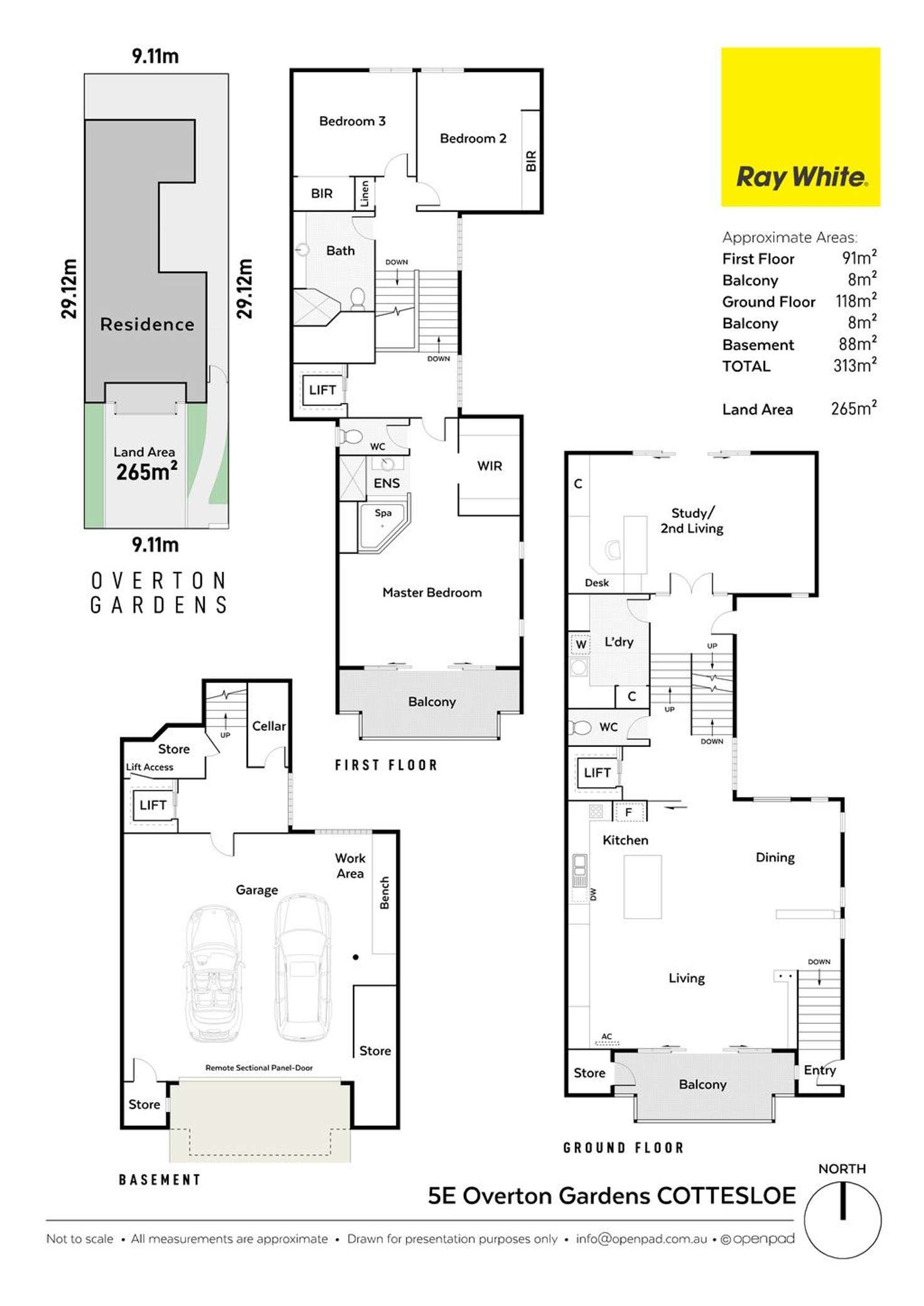 Floorplan of Homely house listing, 5E Overton Gardens, Cottesloe WA 6011