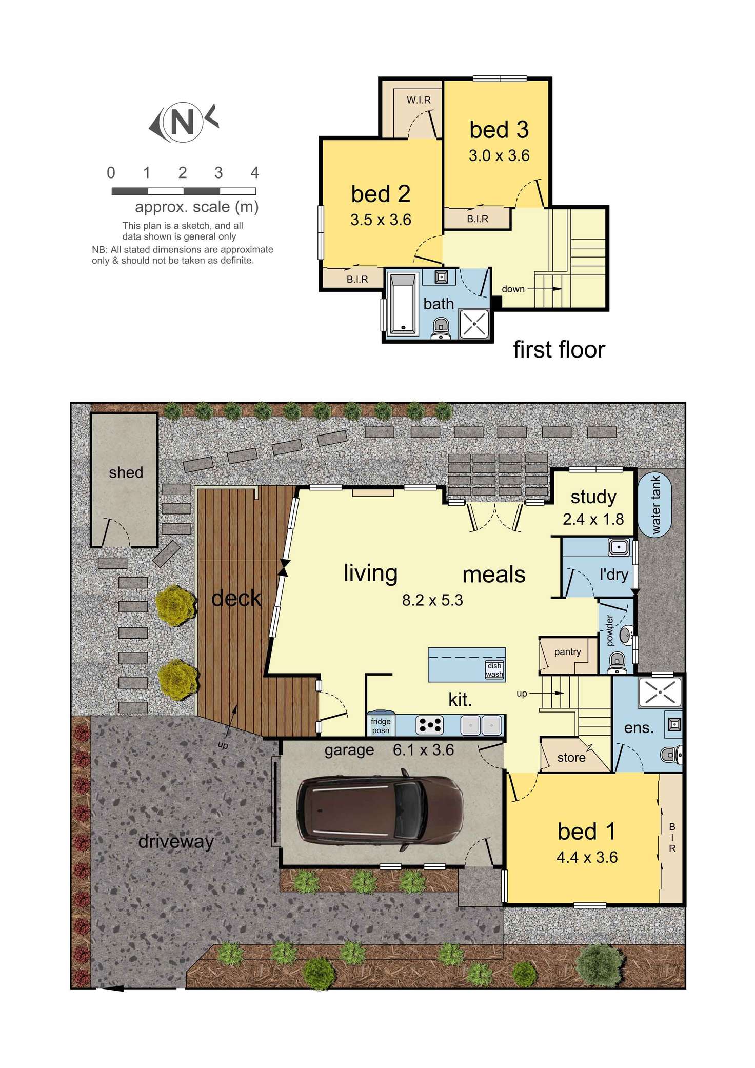 Floorplan of Homely house listing, 1 Tevelton Lane, Surrey Hills VIC 3127