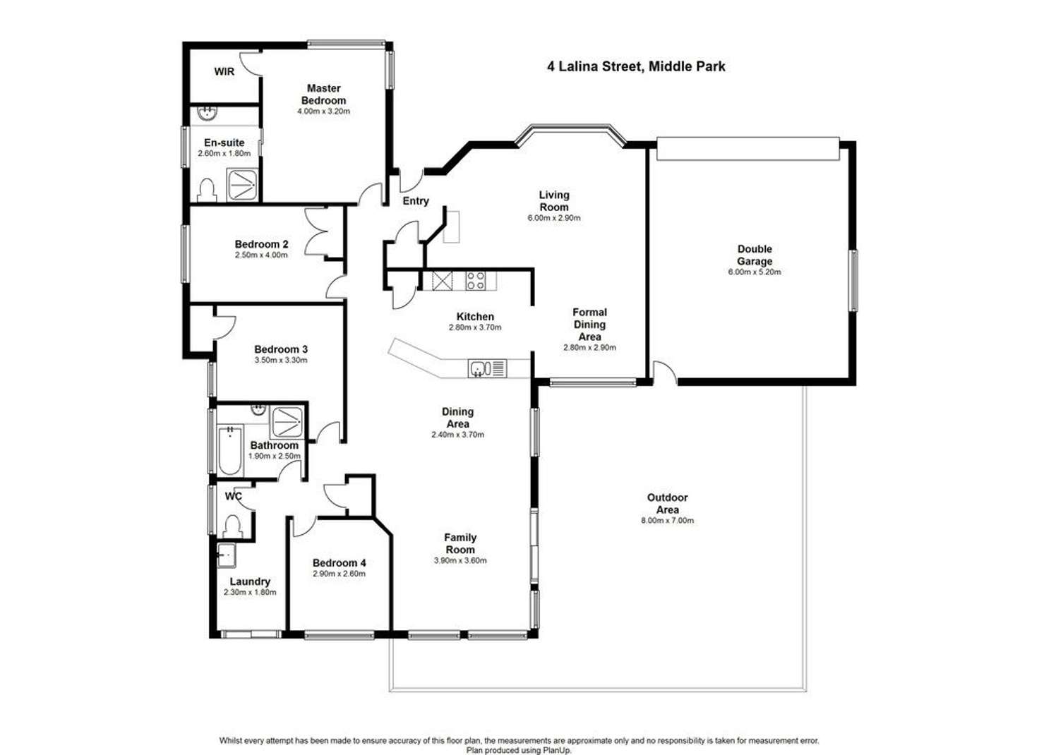 Floorplan of Homely house listing, 4 Lalina Street, Middle Park QLD 4074