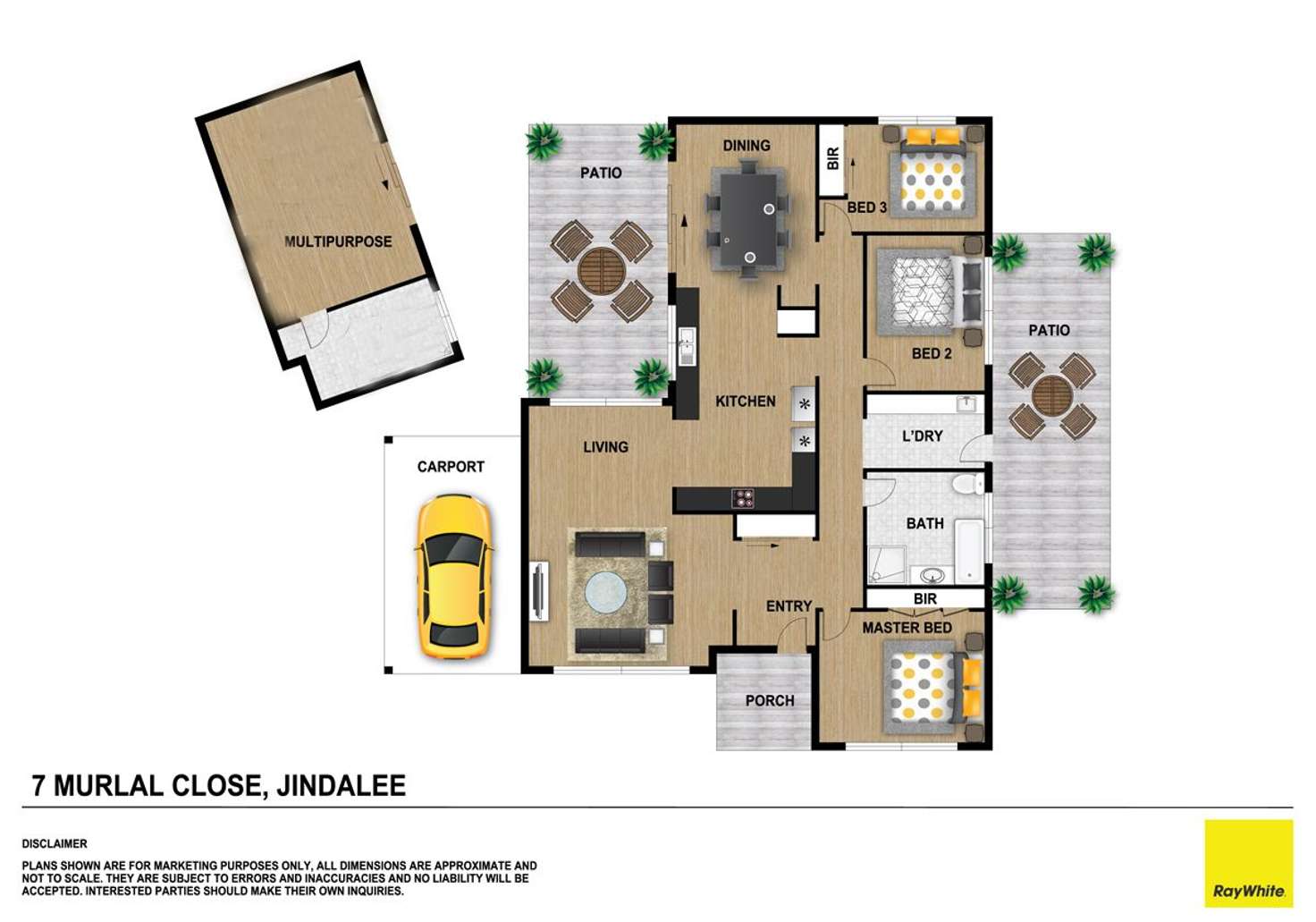 Floorplan of Homely house listing, 7 Murlal Close, Jindalee QLD 4074