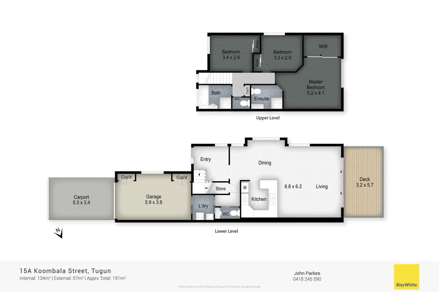 Floorplan of Homely semiDetached listing, 15A Koombala Street, Tugun QLD 4224