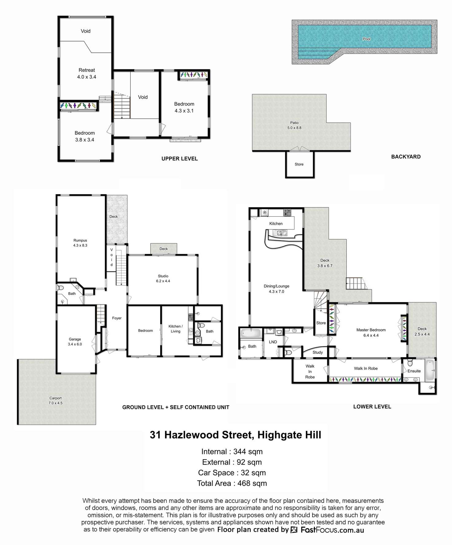 Floorplan of Homely house listing, 31 Hazlewood Street, Highgate Hill QLD 4101