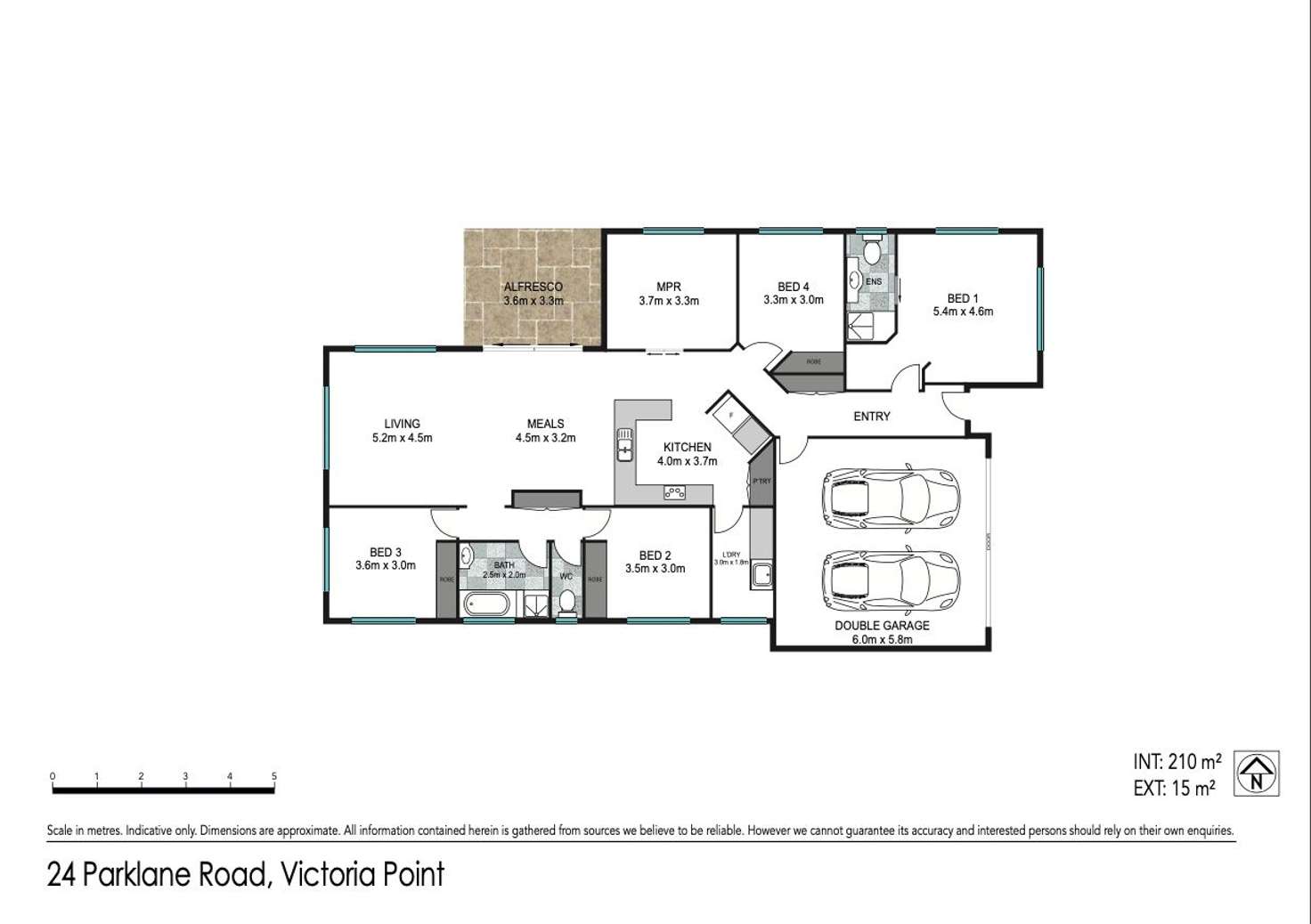Floorplan of Homely house listing, 24 Parklane Road, Victoria Point QLD 4165