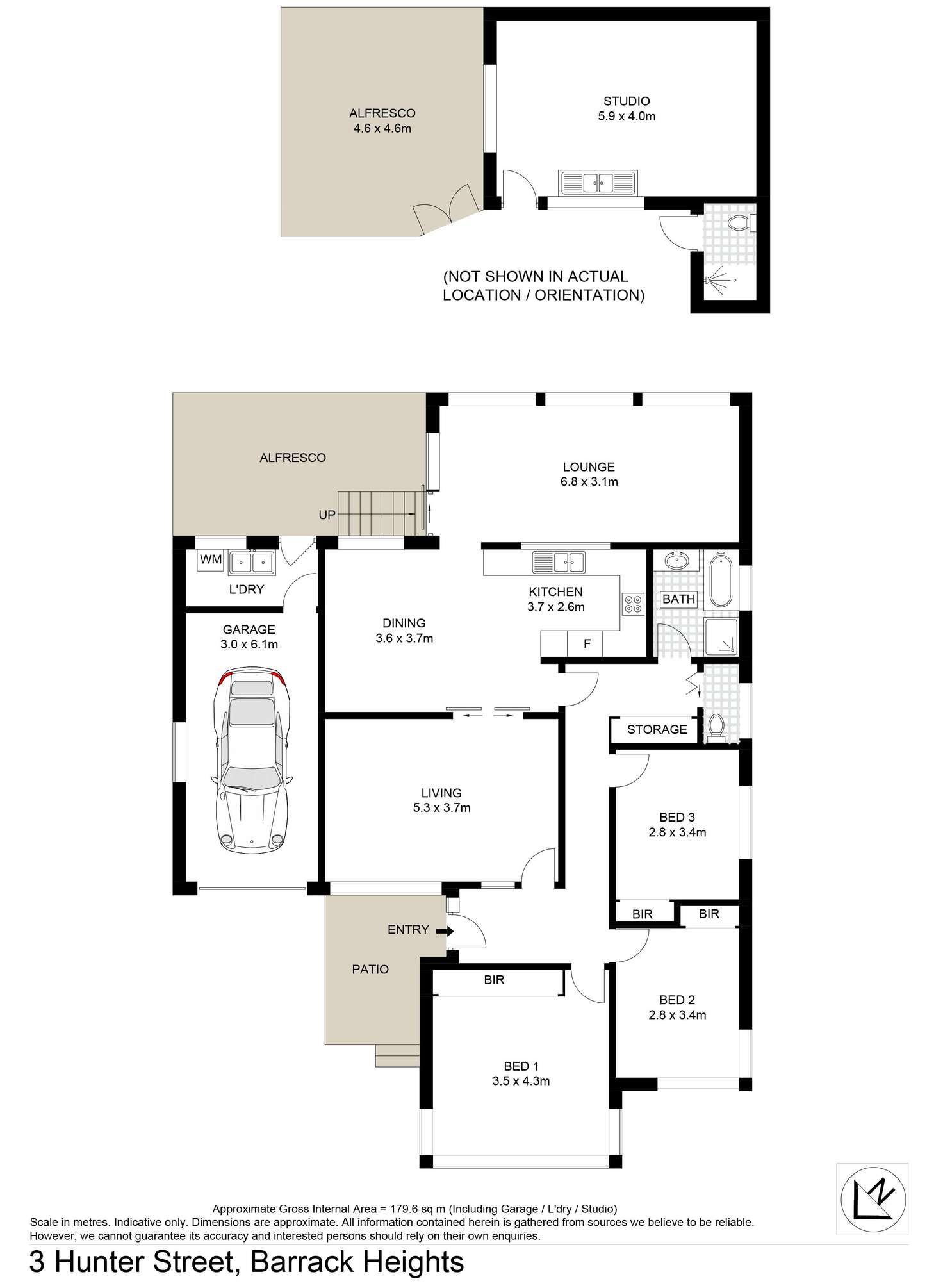 Floorplan of Homely house listing, 3 Hunter Street, Barrack Heights NSW 2528