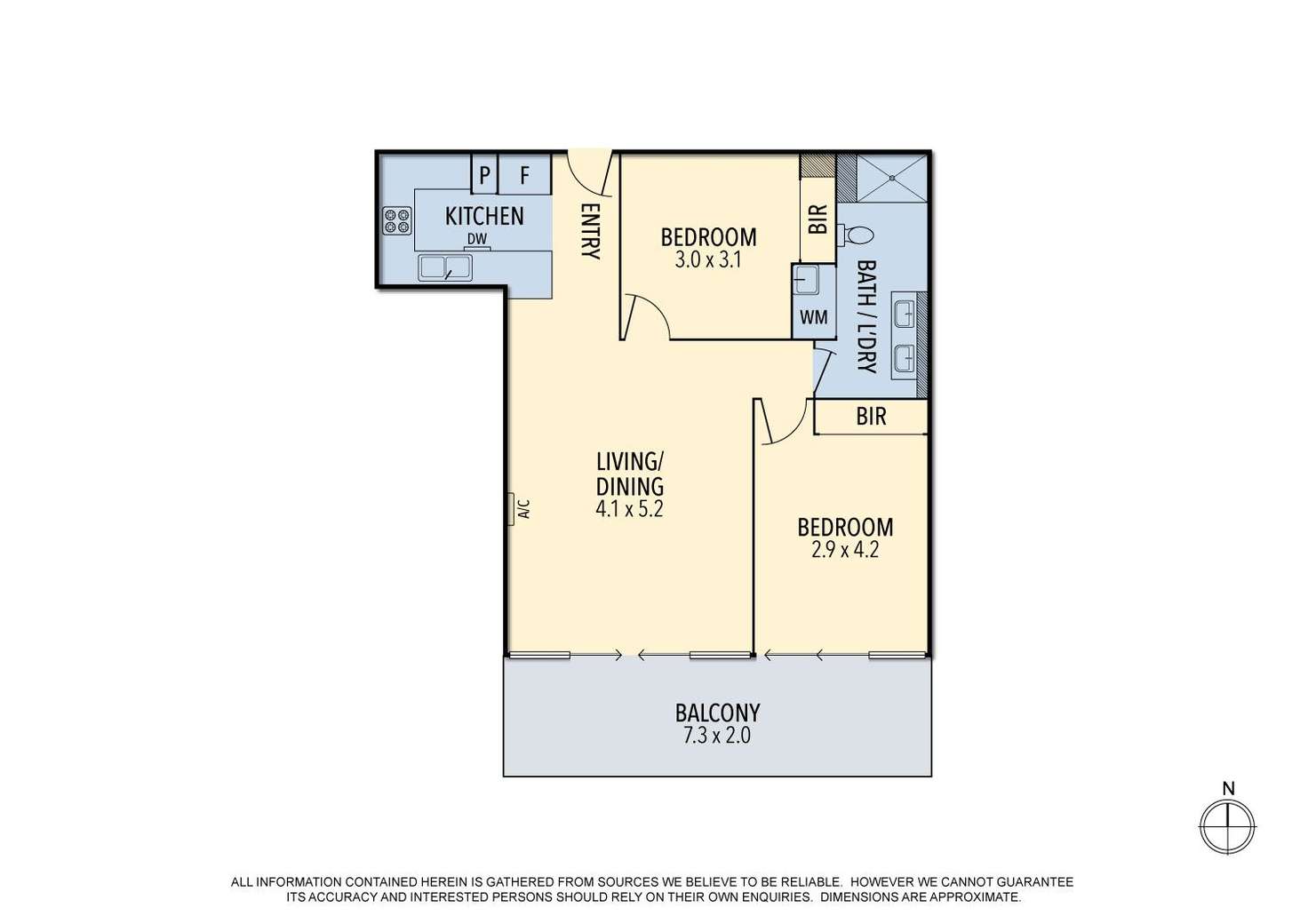 Floorplan of Homely apartment listing, 202/194-196 Manningham Road, Bulleen VIC 3105