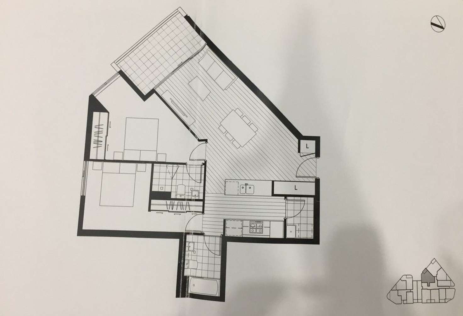 Floorplan of Homely apartment listing, 201/8 Wharf Road, Gladesville NSW 2111