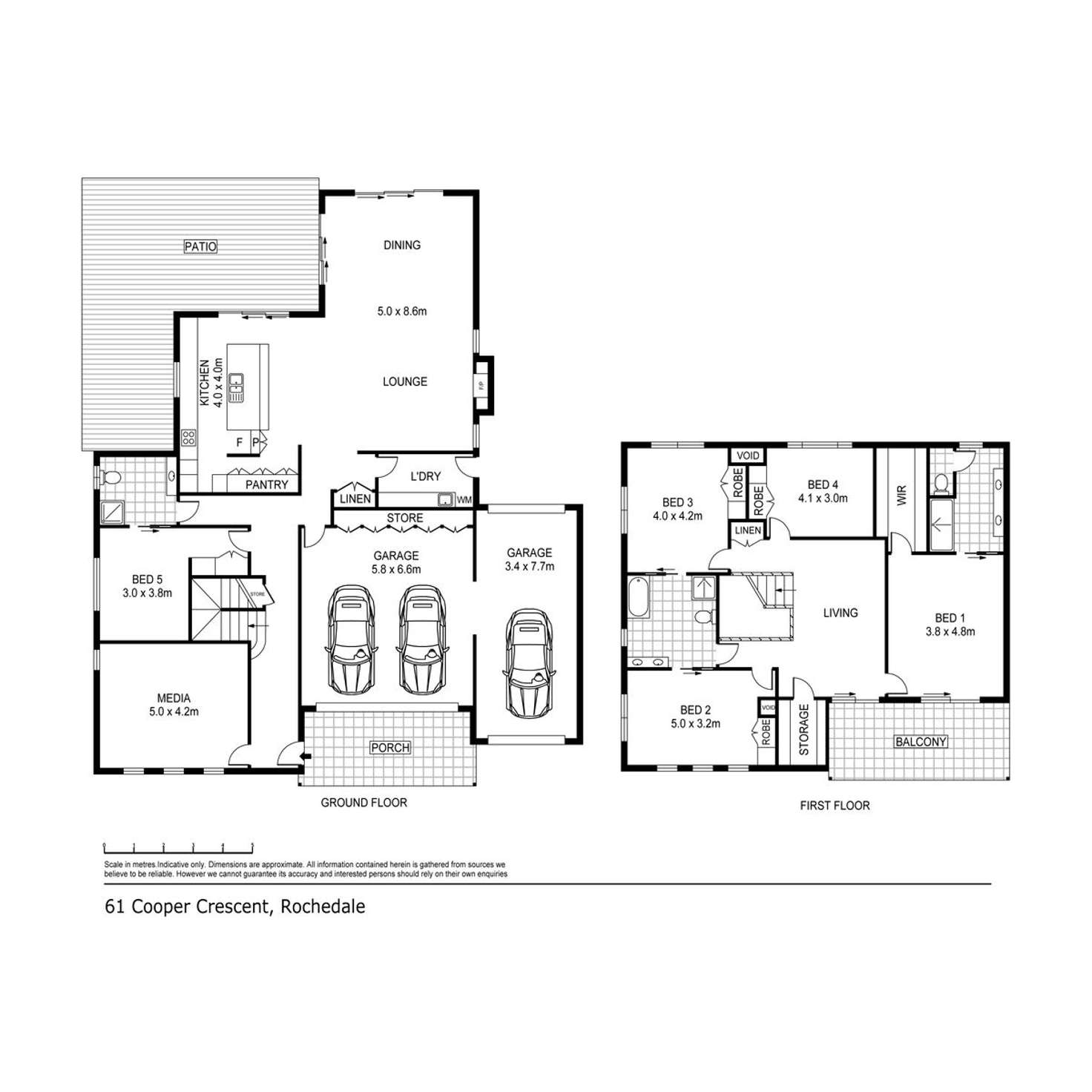 Floorplan of Homely house listing, 61 Cooper Crescent, Rochedale QLD 4123
