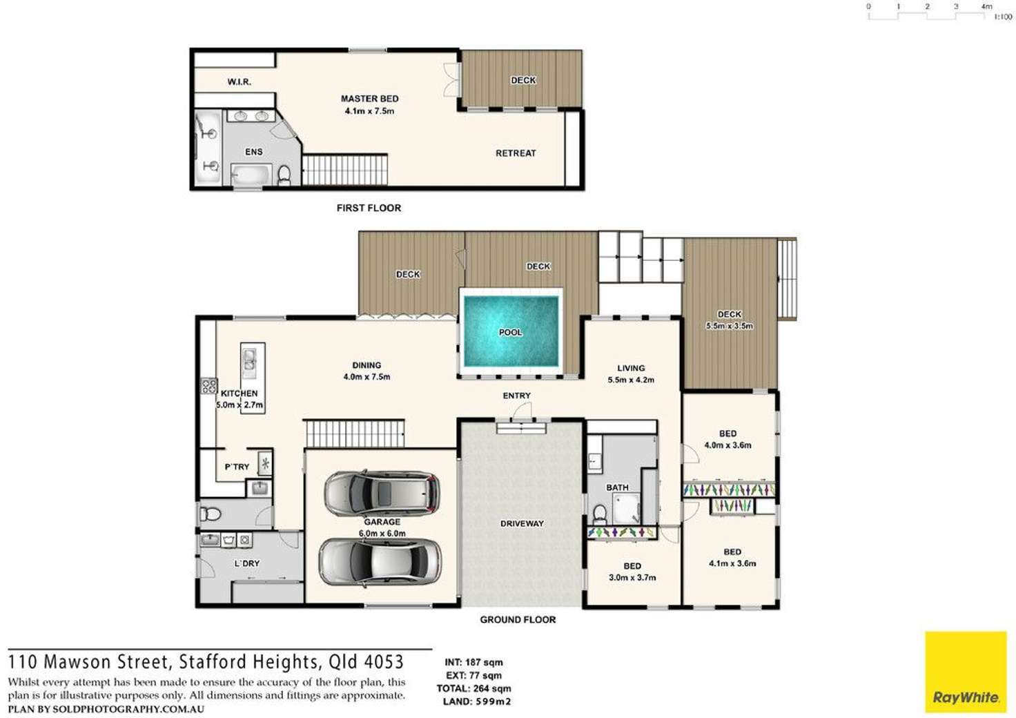Floorplan of Homely house listing, 110 Mawson Street, Stafford Heights QLD 4053