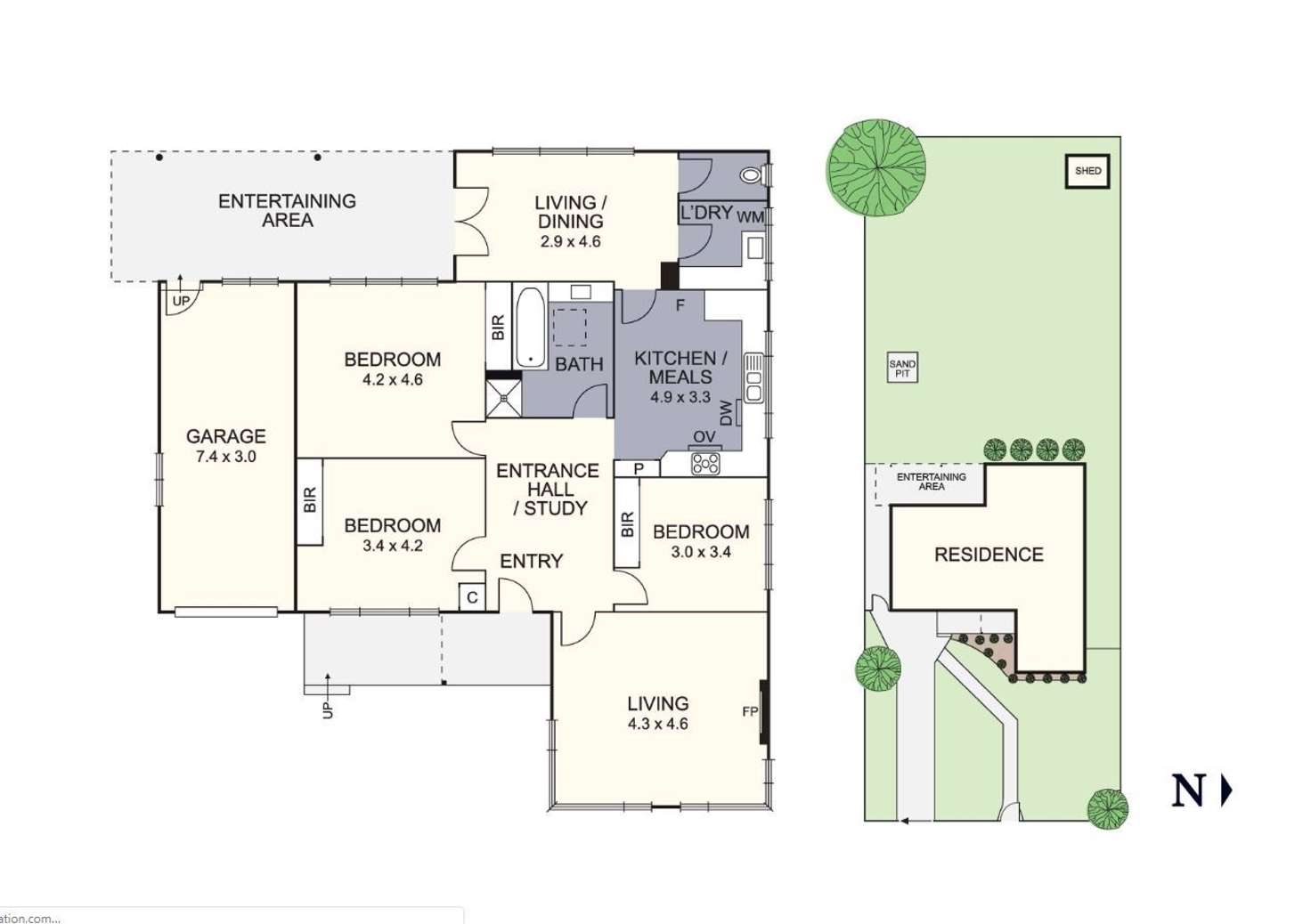 Floorplan of Homely house listing, 18 Lois Street, Ringwood East VIC 3135