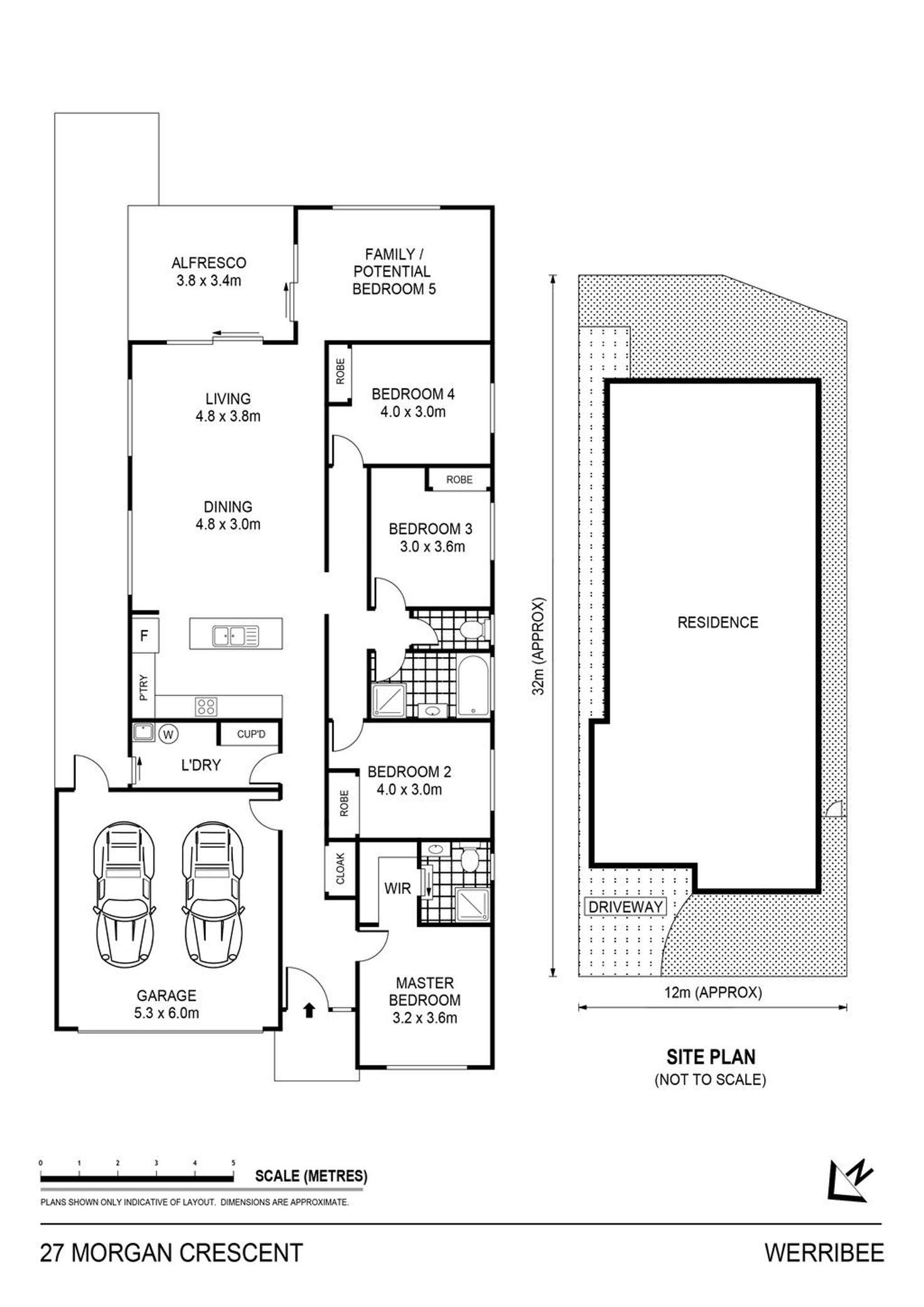 Floorplan of Homely house listing, 27 Morgan Crescent, Werribee VIC 3030