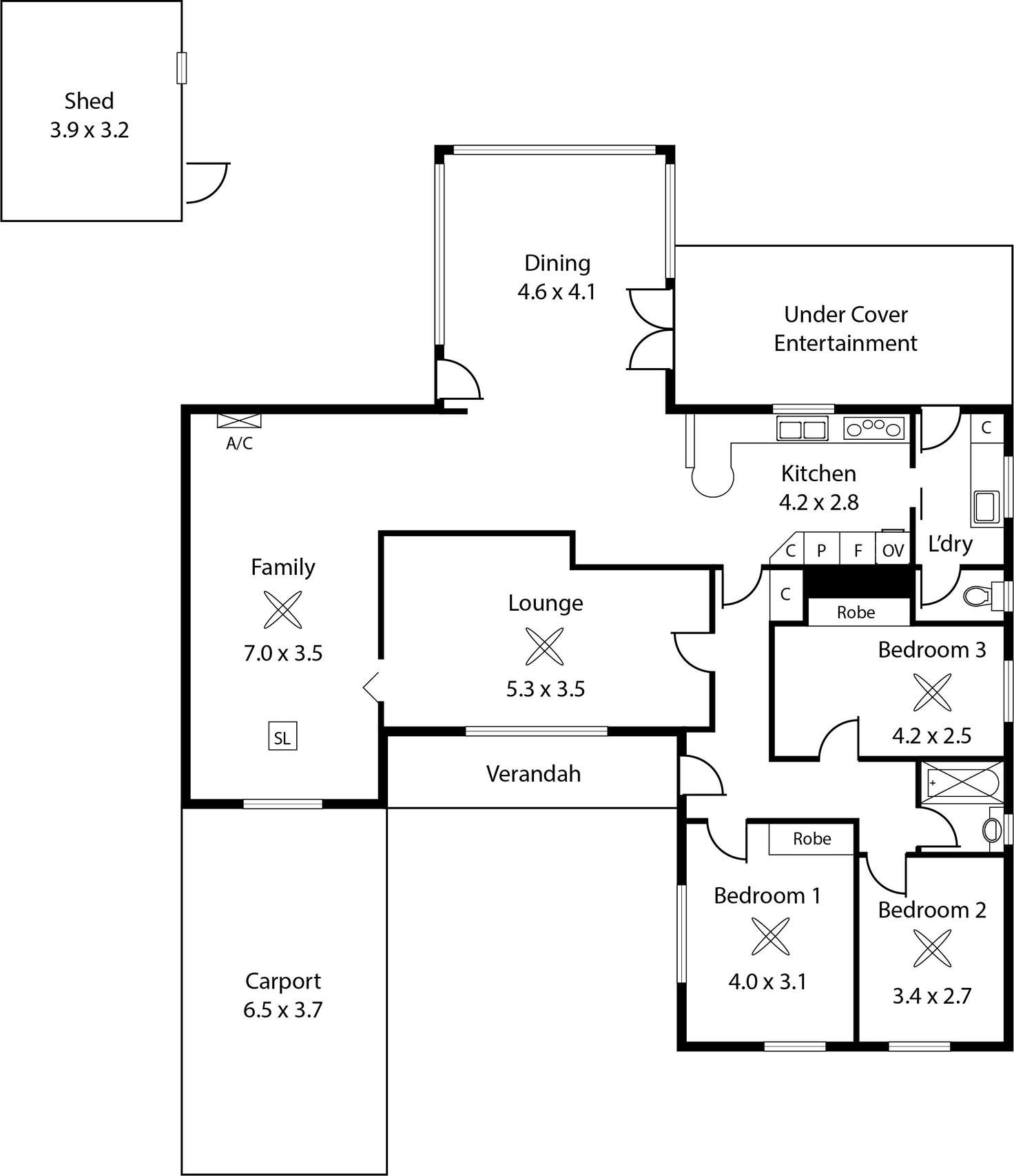 Floorplan of Homely house listing, 6 Veronica Crescent, Lockleys SA 5032