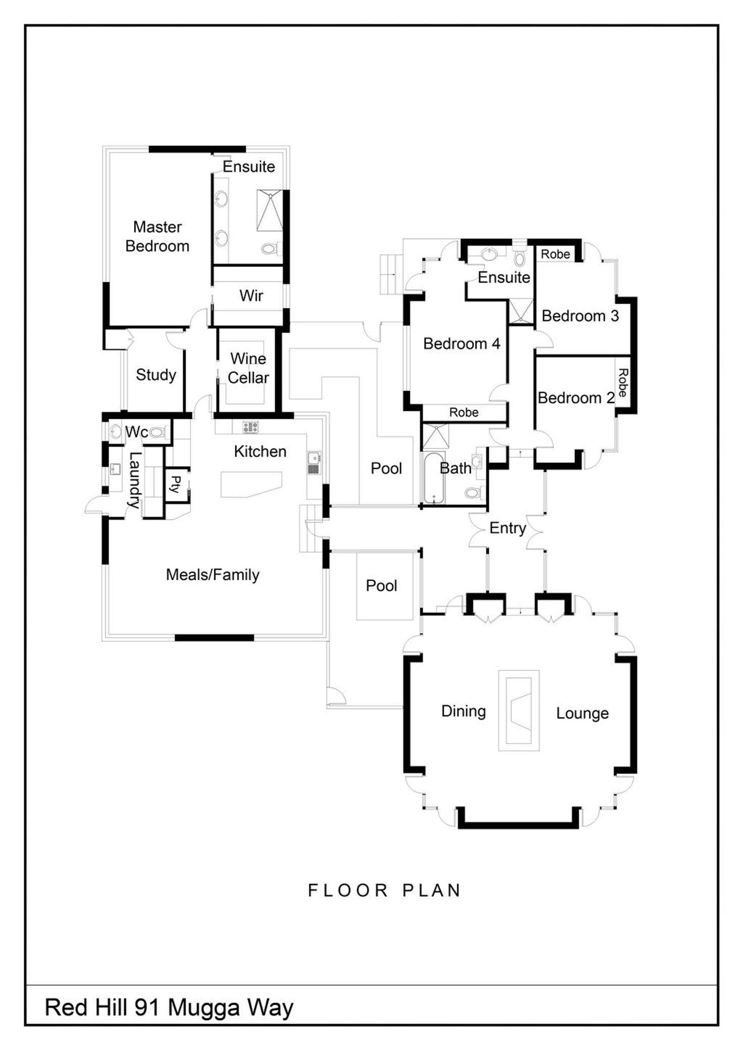 Floorplan of Homely house listing, 91 Mugga Way, Red Hill ACT 2603