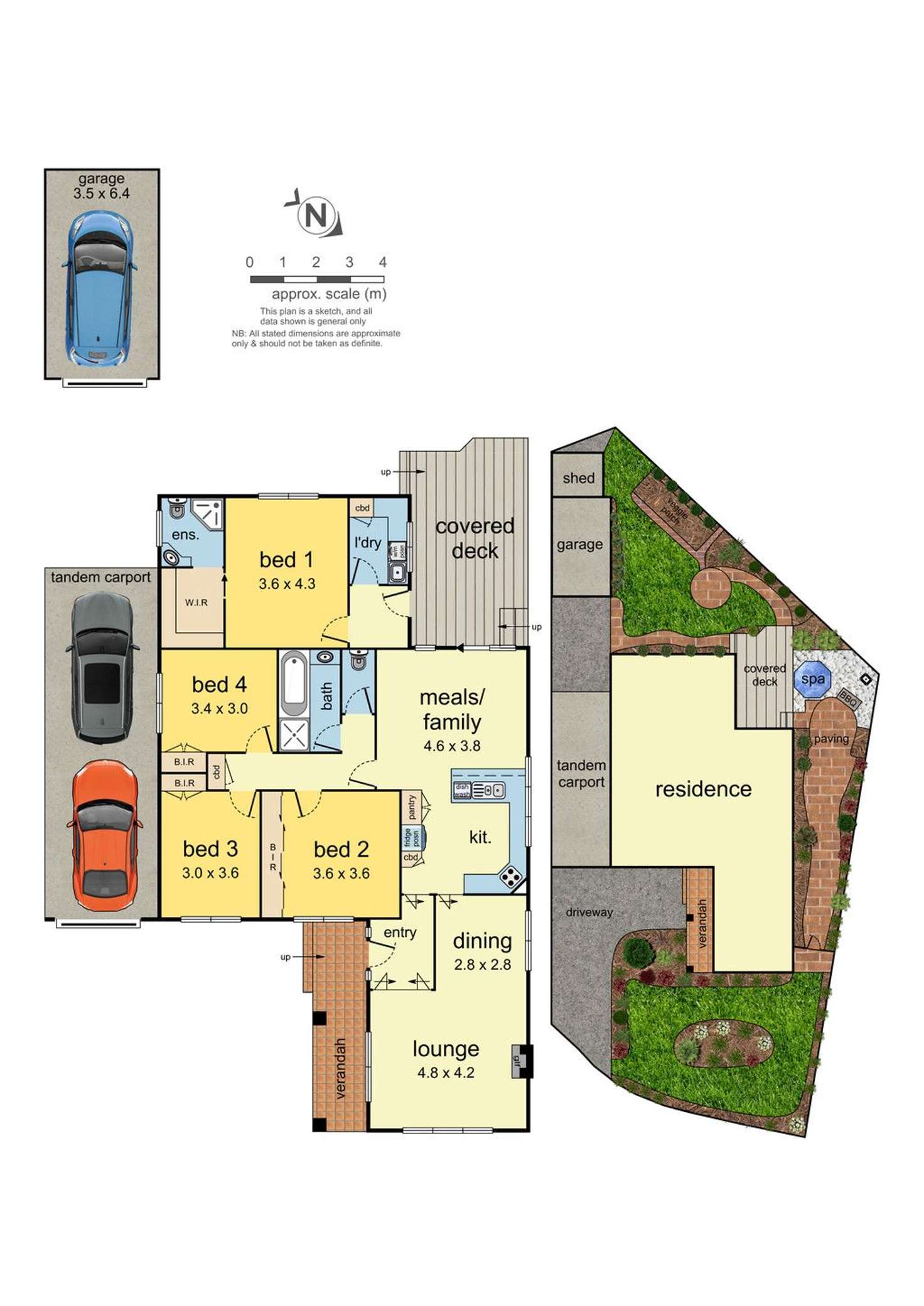 Floorplan of Homely house listing, 9 Banff Close, Mulgrave VIC 3170