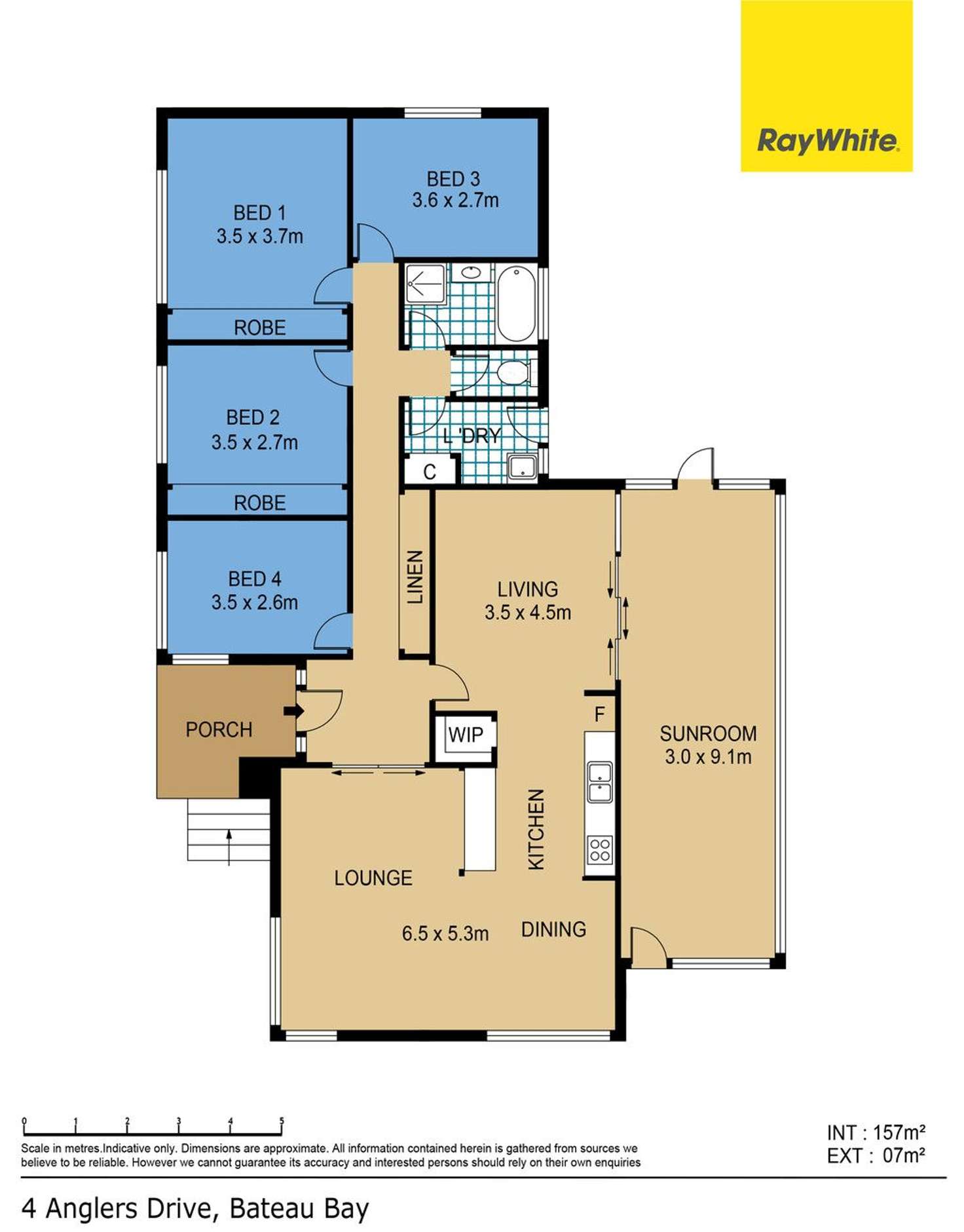 Floorplan of Homely house listing, 4 Anglers Drive, Bateau Bay NSW 2261