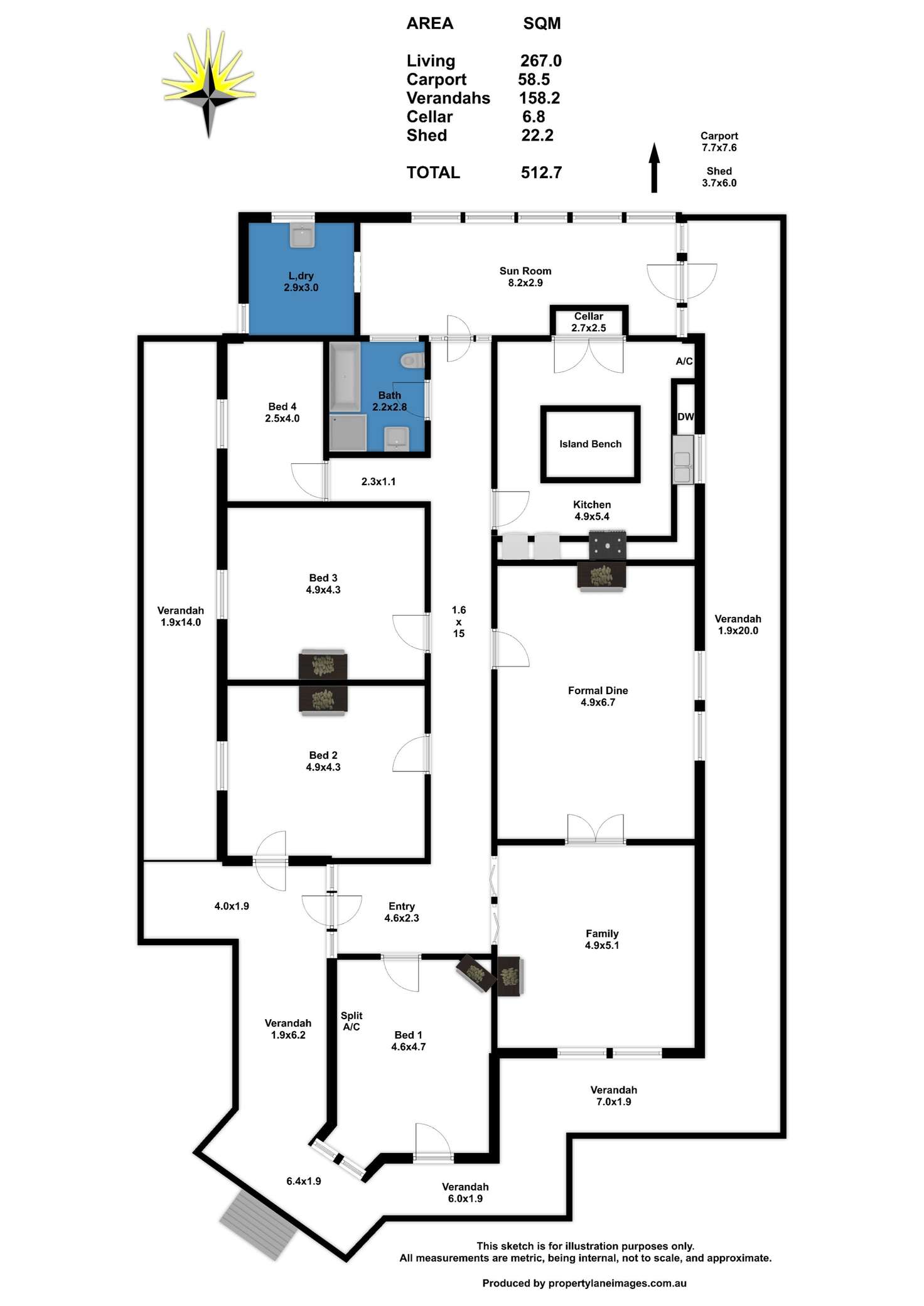 Floorplan of Homely house listing, 8 Lyndoch Road, Gawler East SA 5118