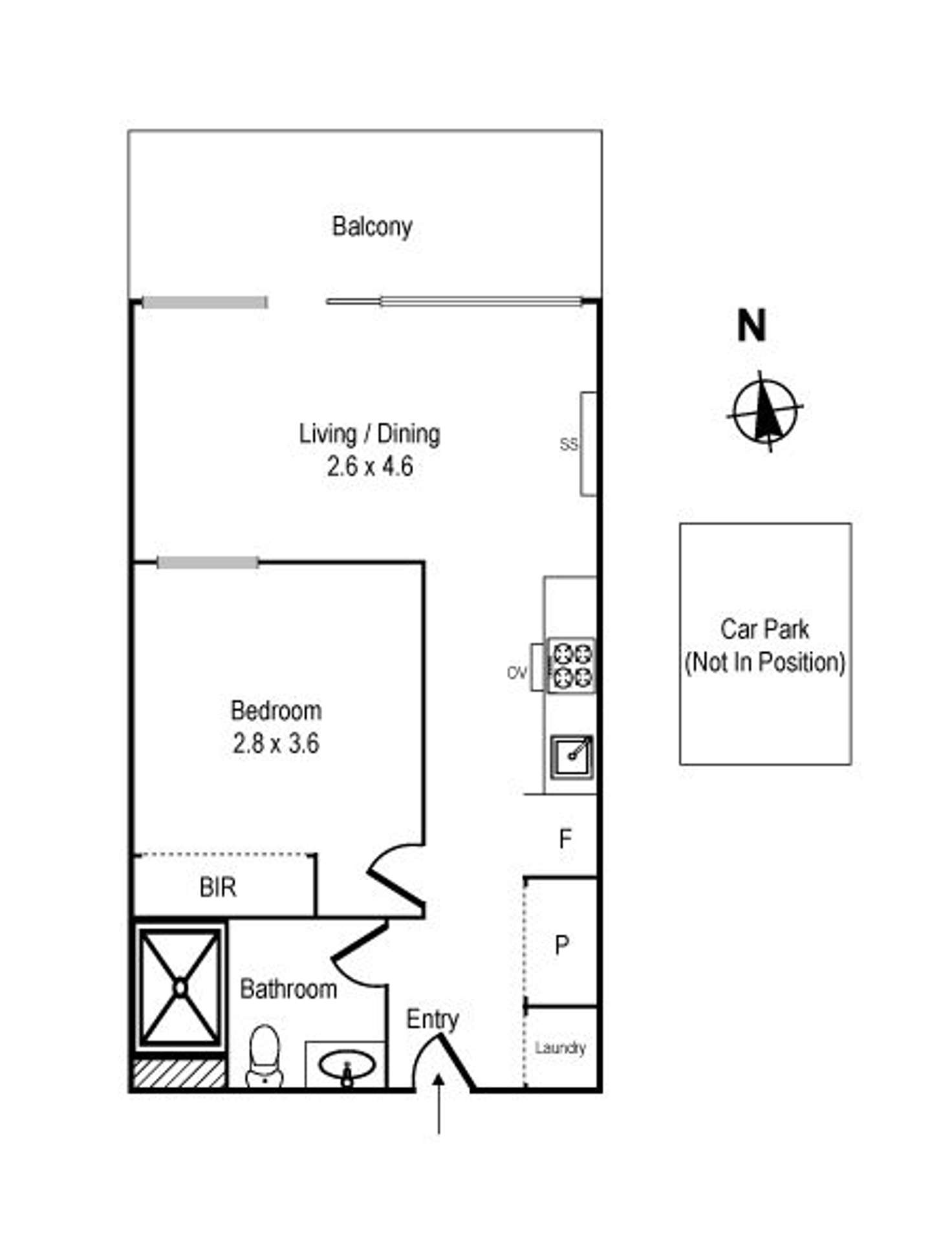 Floorplan of Homely apartment listing, 106/6 Station Street, Moorabbin VIC 3189
