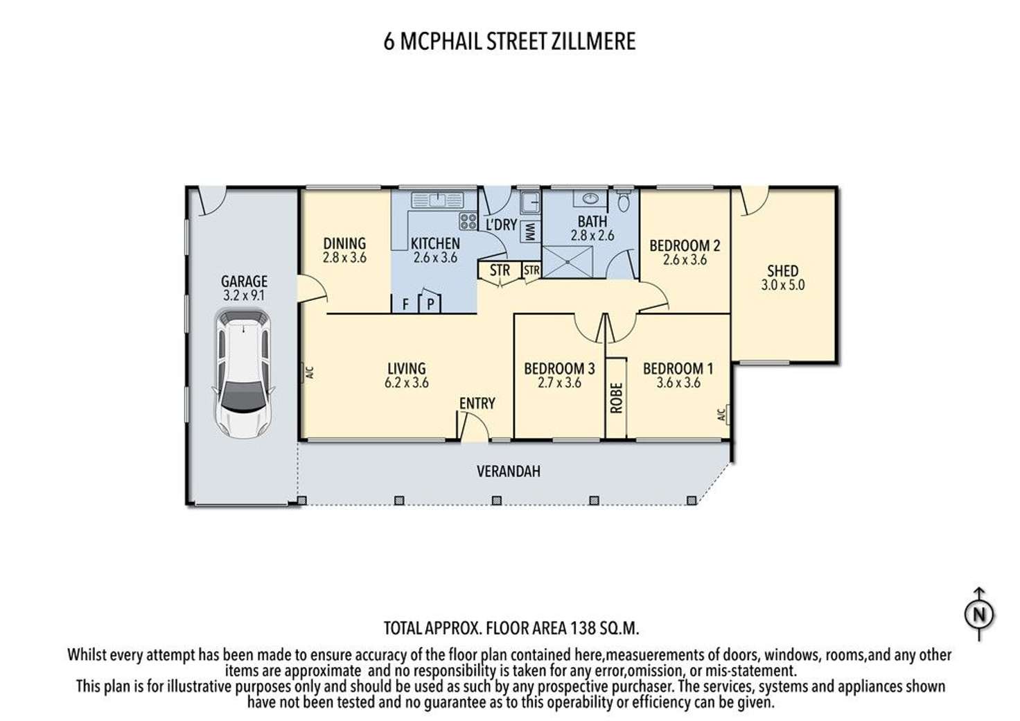 Floorplan of Homely house listing, 6 Mcphail Street, Zillmere QLD 4034