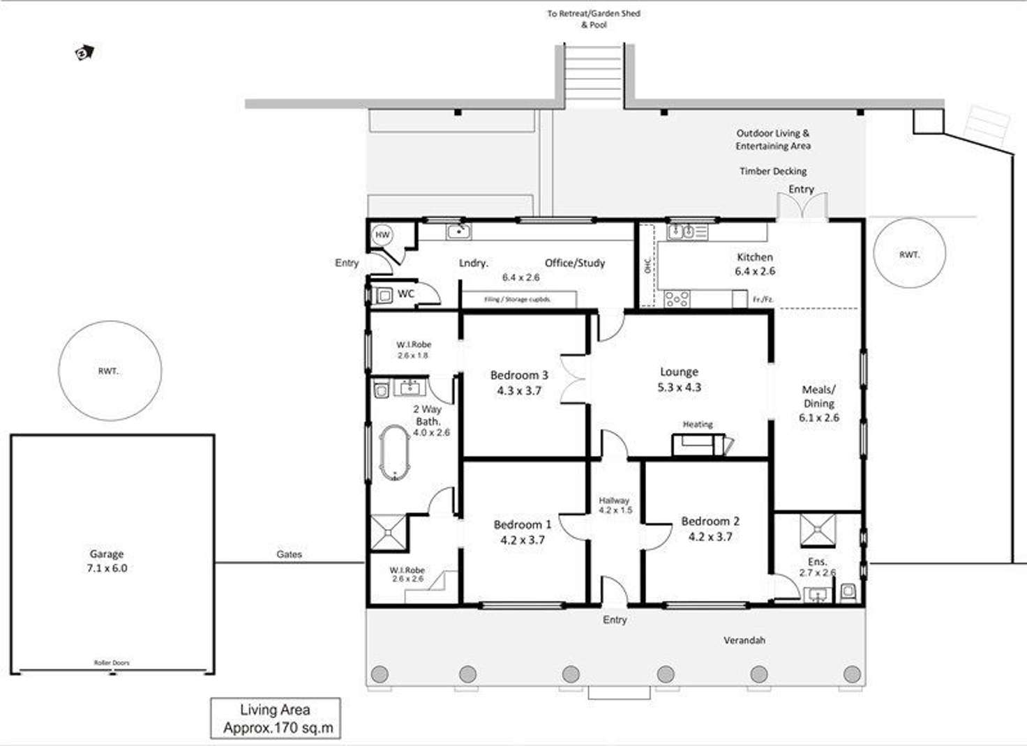 Floorplan of Homely house listing, 39 Powell Street, Berri SA 5343