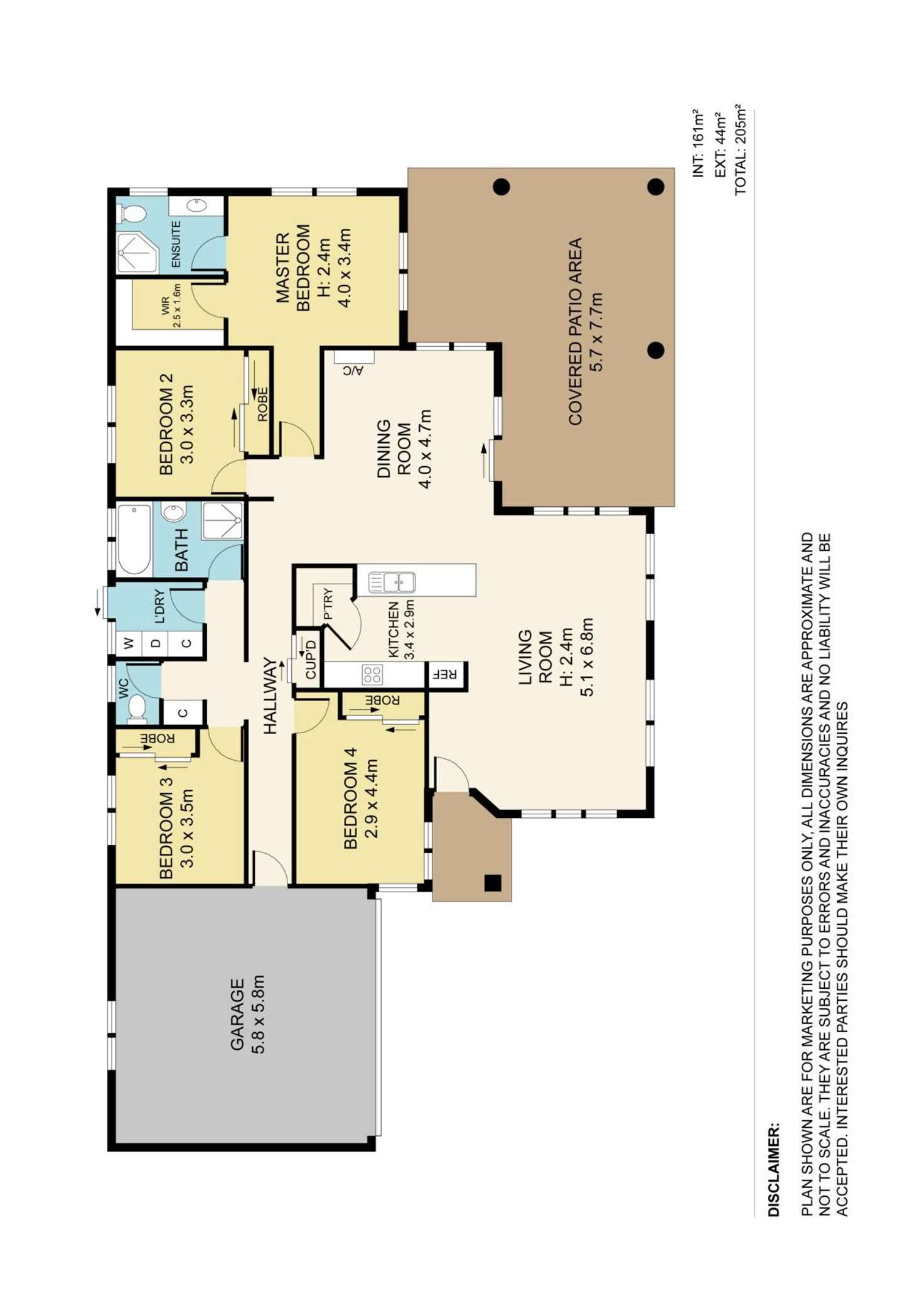 Floorplan of Homely house listing, 10 Aretha Lane, Narangba QLD 4504