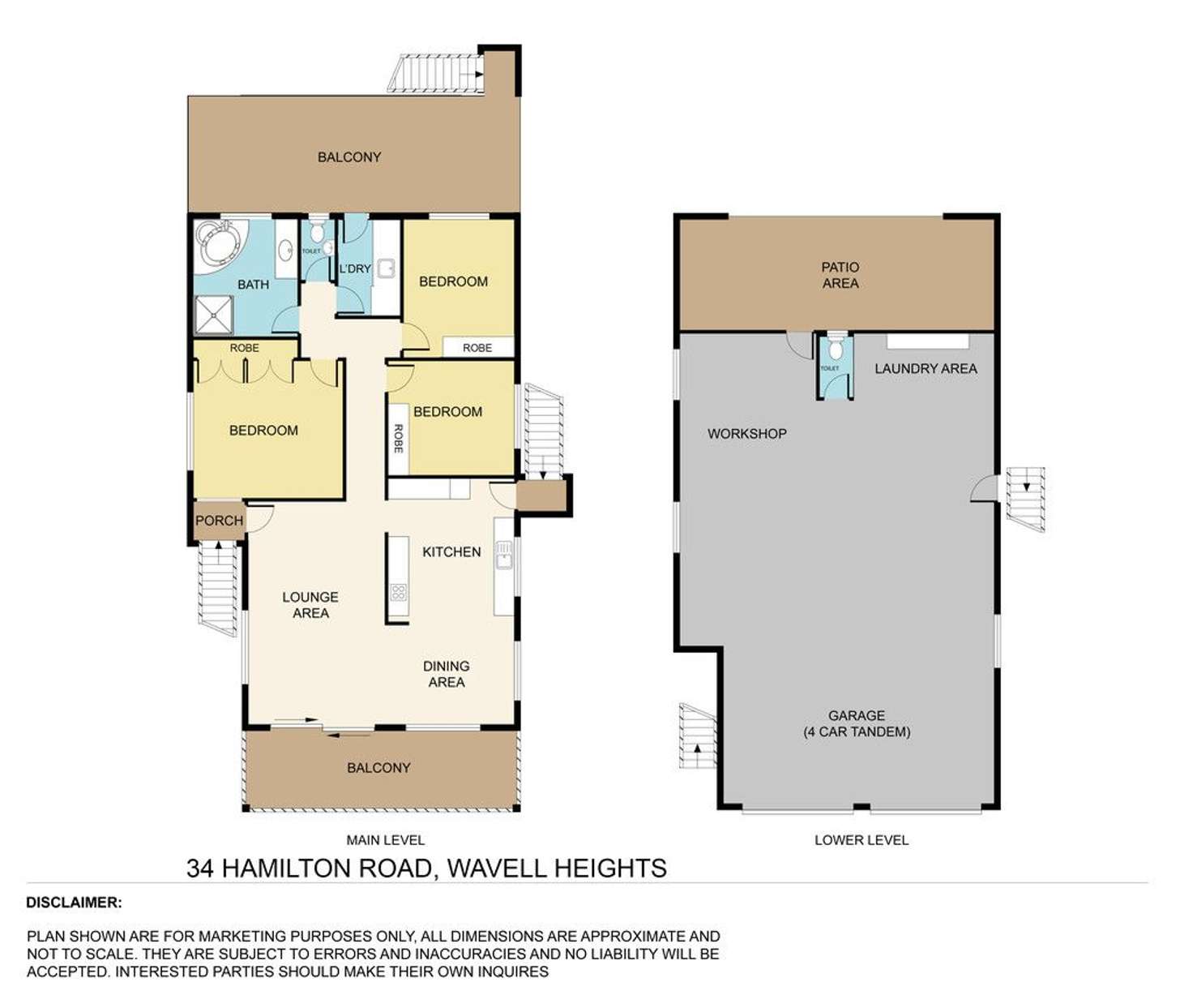 Floorplan of Homely house listing, 34 Hamilton Road, Wavell Heights QLD 4012
