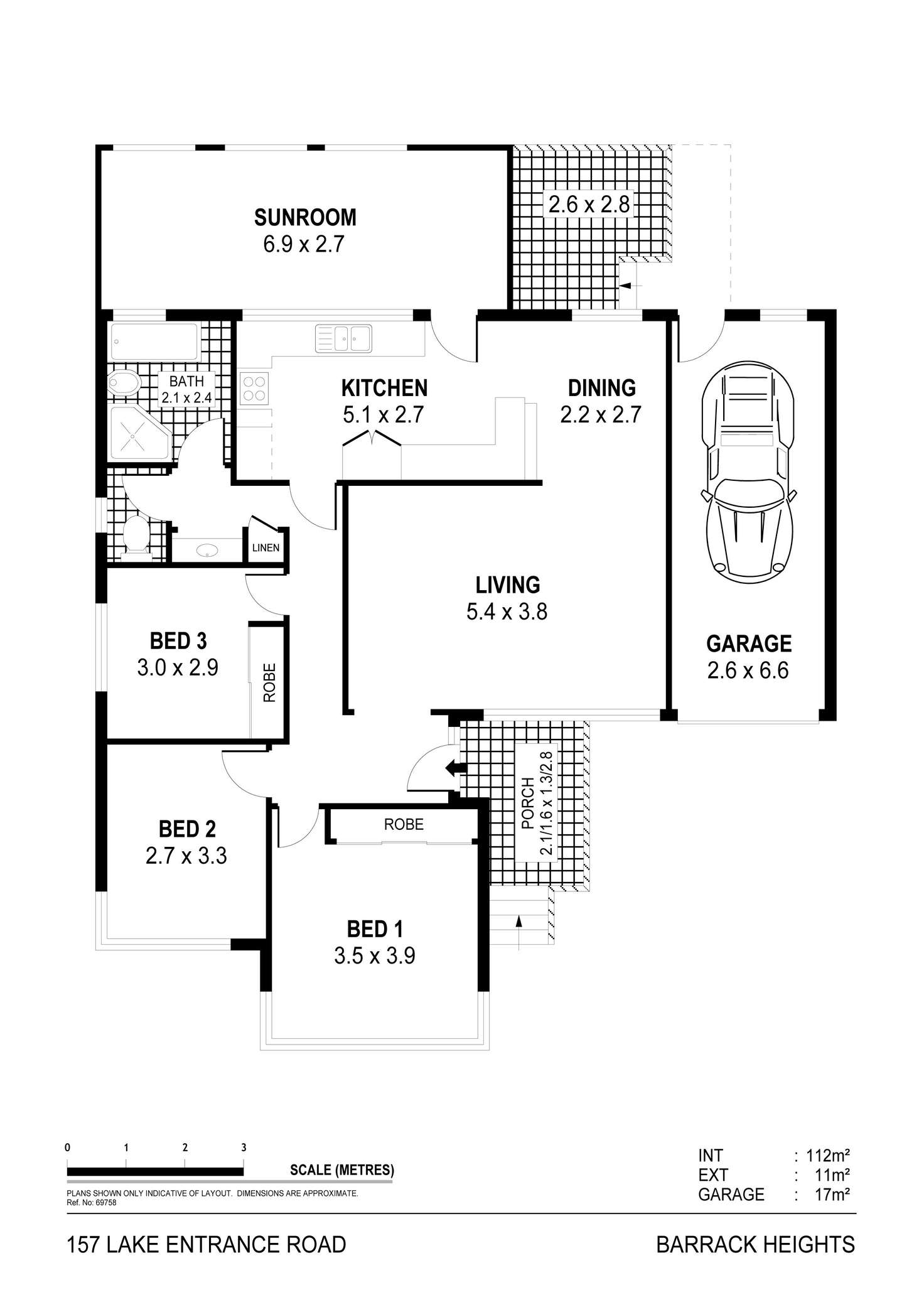 Floorplan of Homely house listing, 157 Lake Entrance Road, Barrack Heights NSW 2528