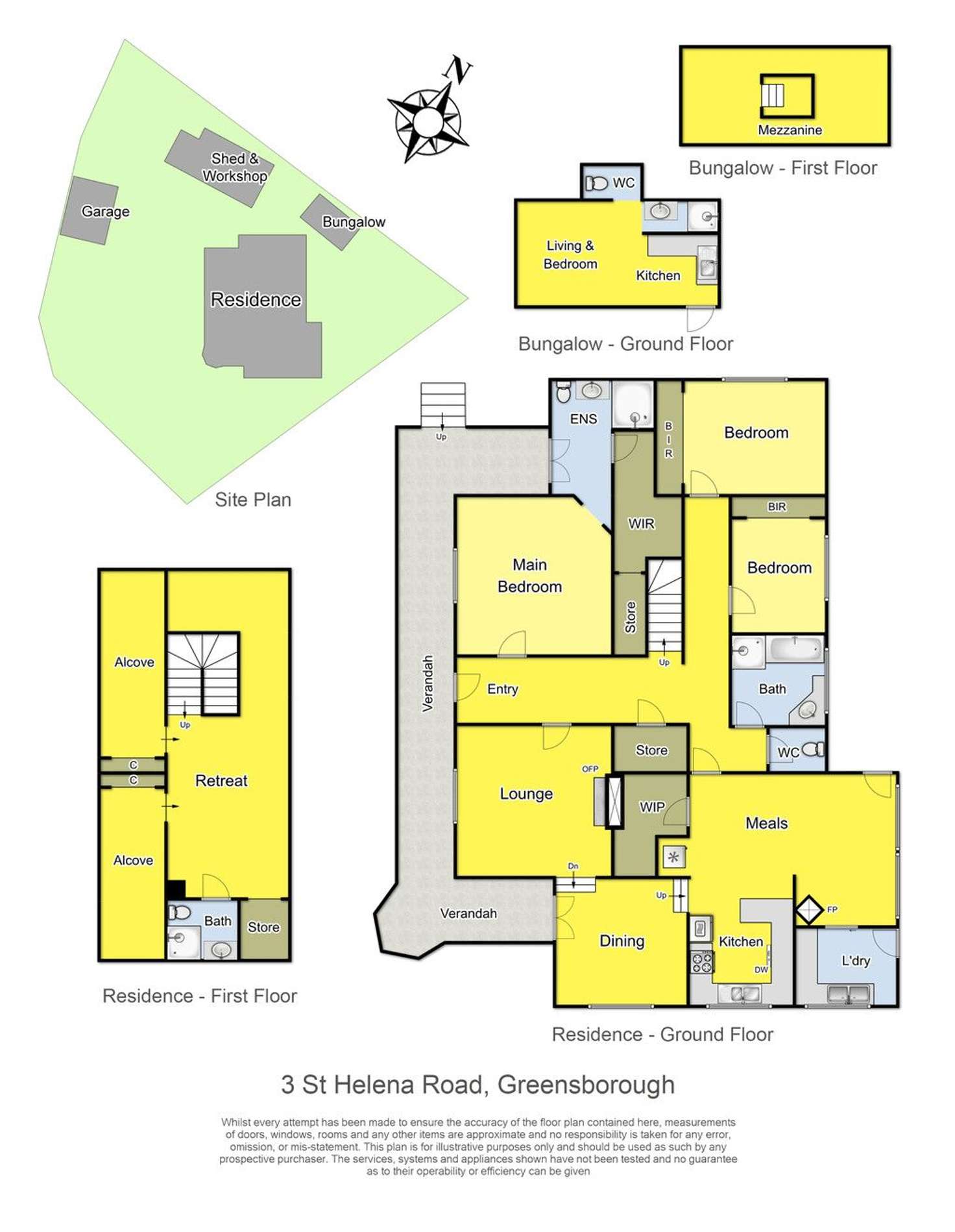 Floorplan of Homely house listing, 3 St Helena Road, Greensborough VIC 3088
