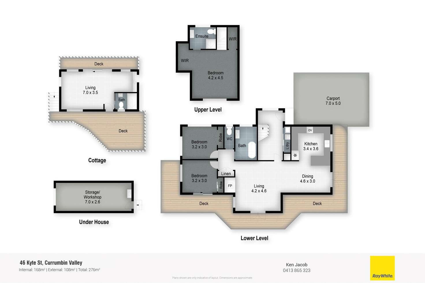 Floorplan of Homely house listing, 46 Kyte Street, Currumbin Valley QLD 4223