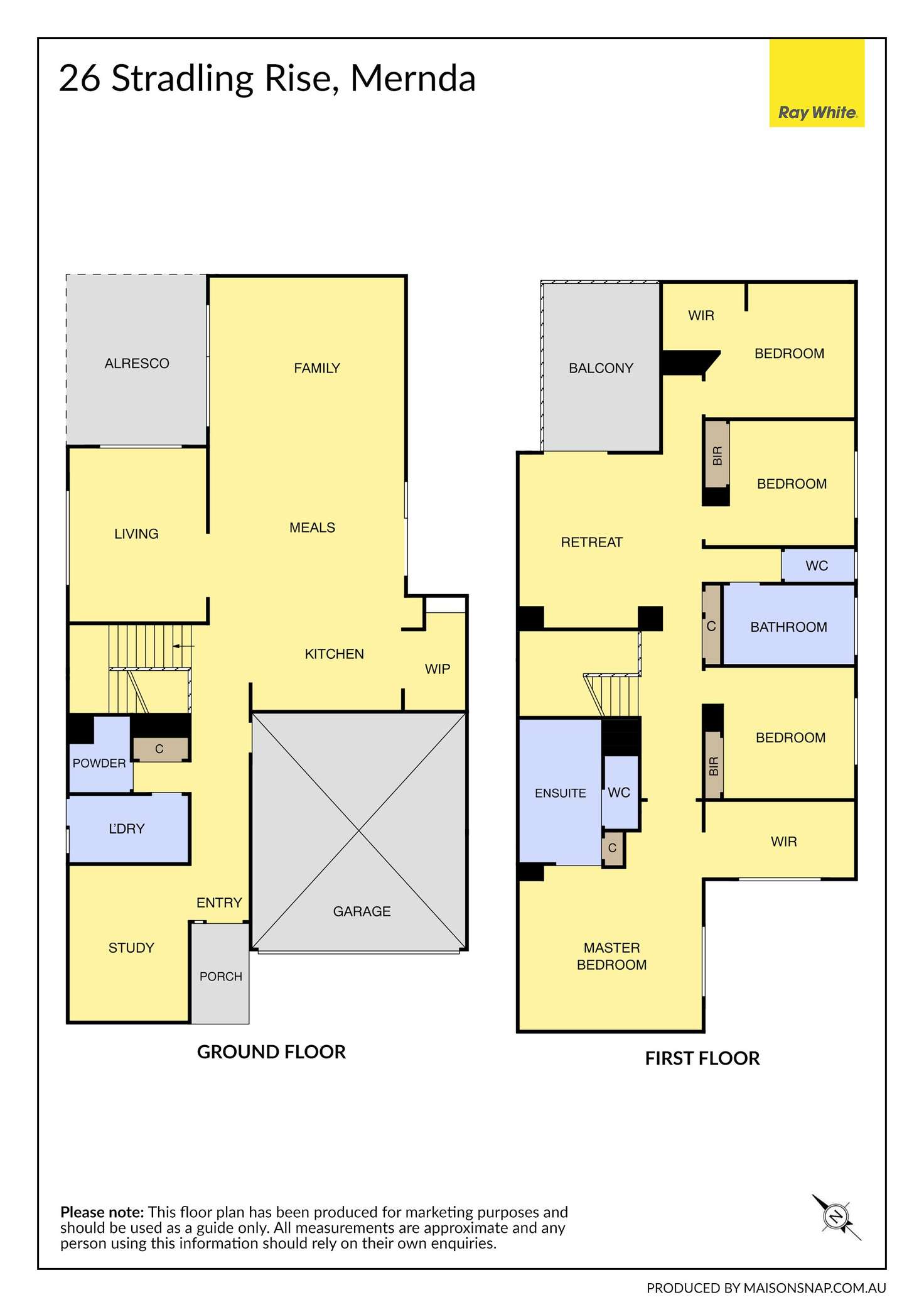 Floorplan of Homely house listing, 26 Stradling Rise, Mernda VIC 3754