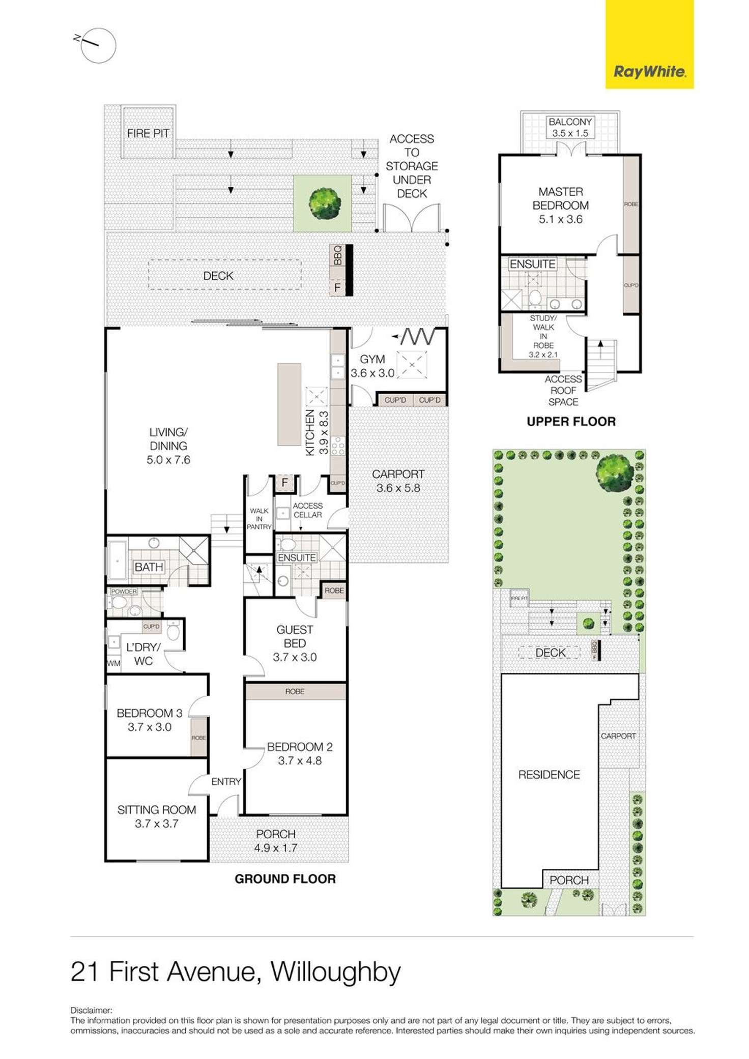 Floorplan of Homely house listing, 21 First Avenue, Willoughby NSW 2068