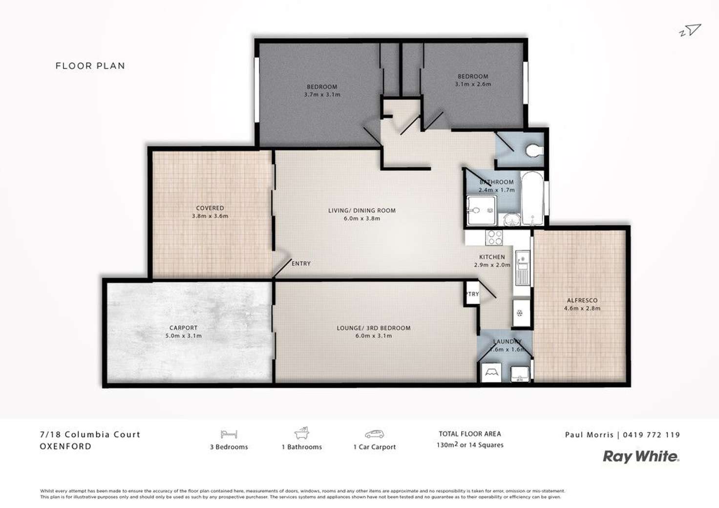 Floorplan of Homely house listing, 7/18 Columbia Court, Oxenford QLD 4210