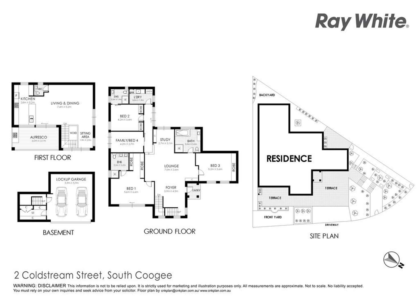 Floorplan of Homely house listing, 2 Coldstream Street, South Coogee NSW 2034