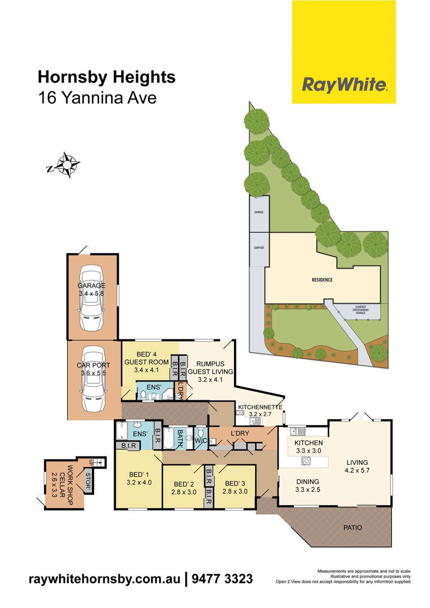 Floorplan of Homely house listing, 16 Yannina Avenue, Hornsby Heights NSW 2077