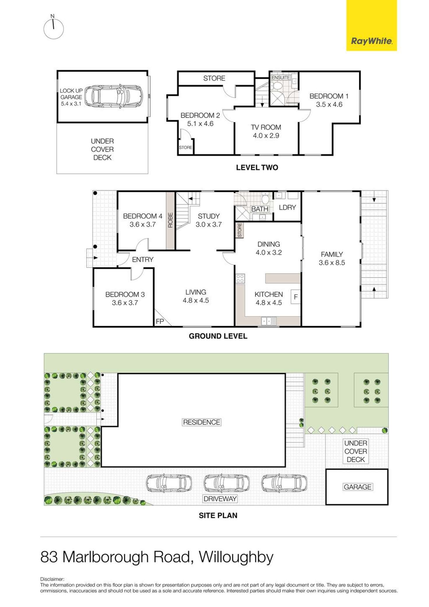 Floorplan of Homely house listing, 83 Marlborough Road, Willoughby NSW 2068