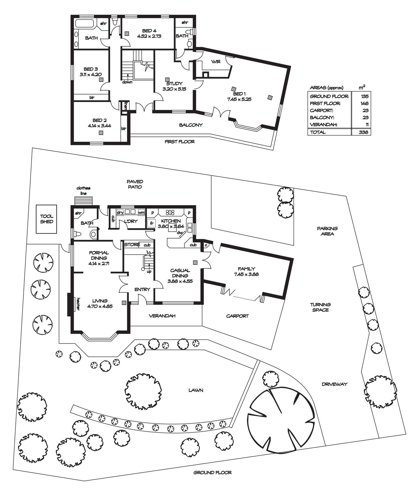 Floorplan of Homely house listing, 44 Crompton Drive, Wattle Park SA 5066
