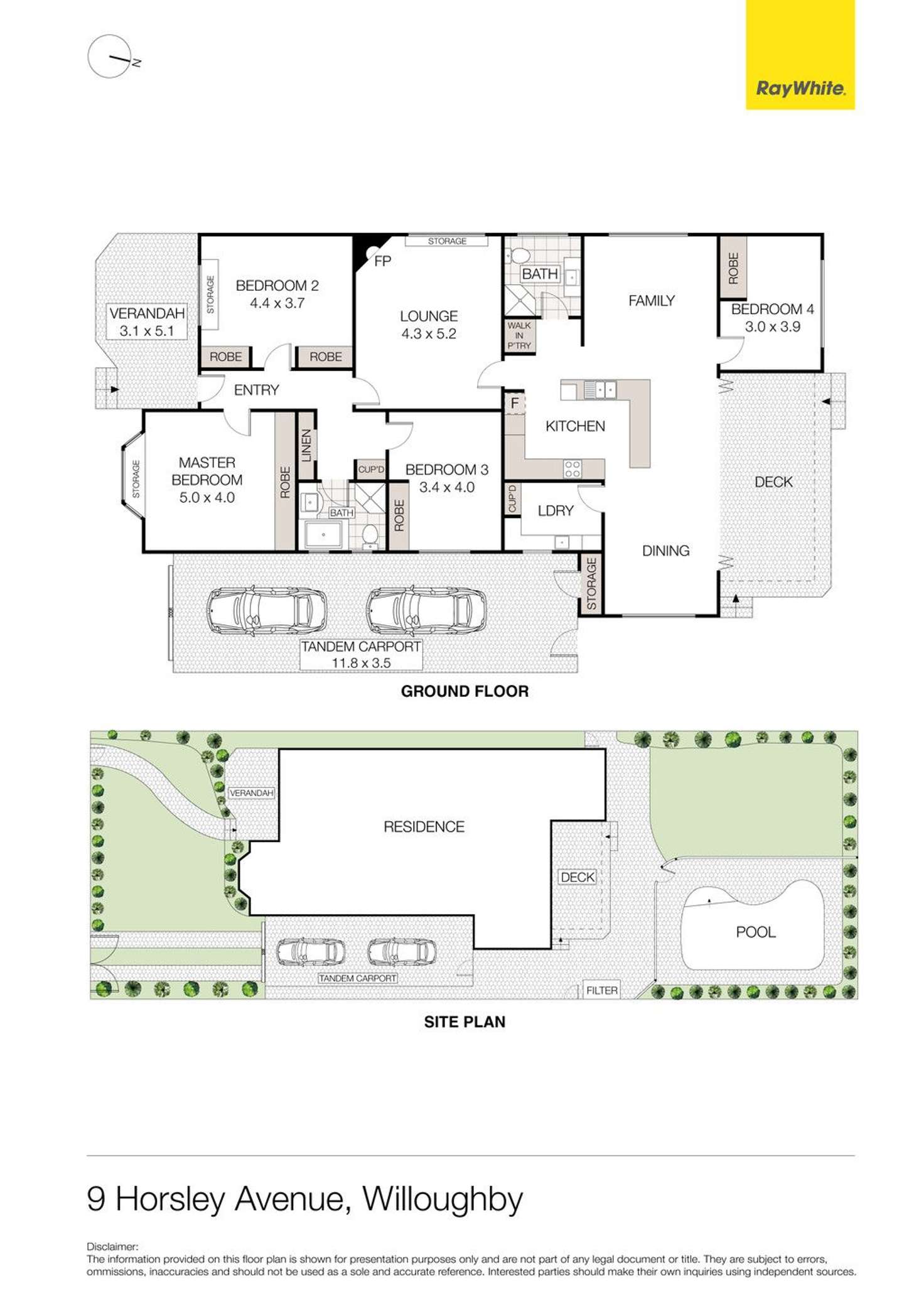 Floorplan of Homely house listing, 9 Horsley Avenue, Willoughby NSW 2068