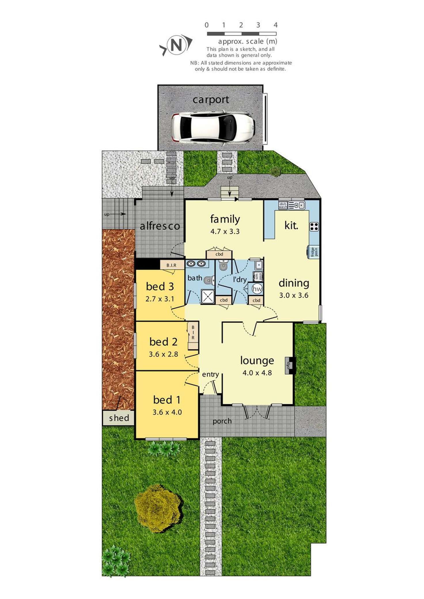 Floorplan of Homely unit listing, 1/109 Wanda Street, Mulgrave VIC 3170
