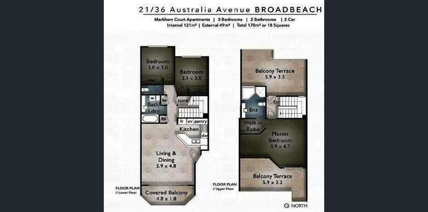 Floorplan of Homely unit listing, 21/36 Australia Avenue, Broadbeach QLD 4218