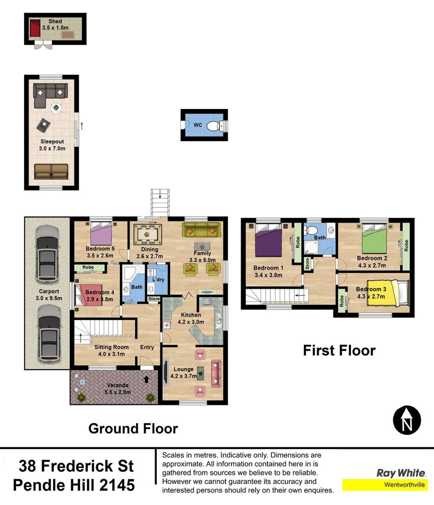 Floorplan of Homely house listing, 38 Frederick Street, Pendle Hill NSW 2145