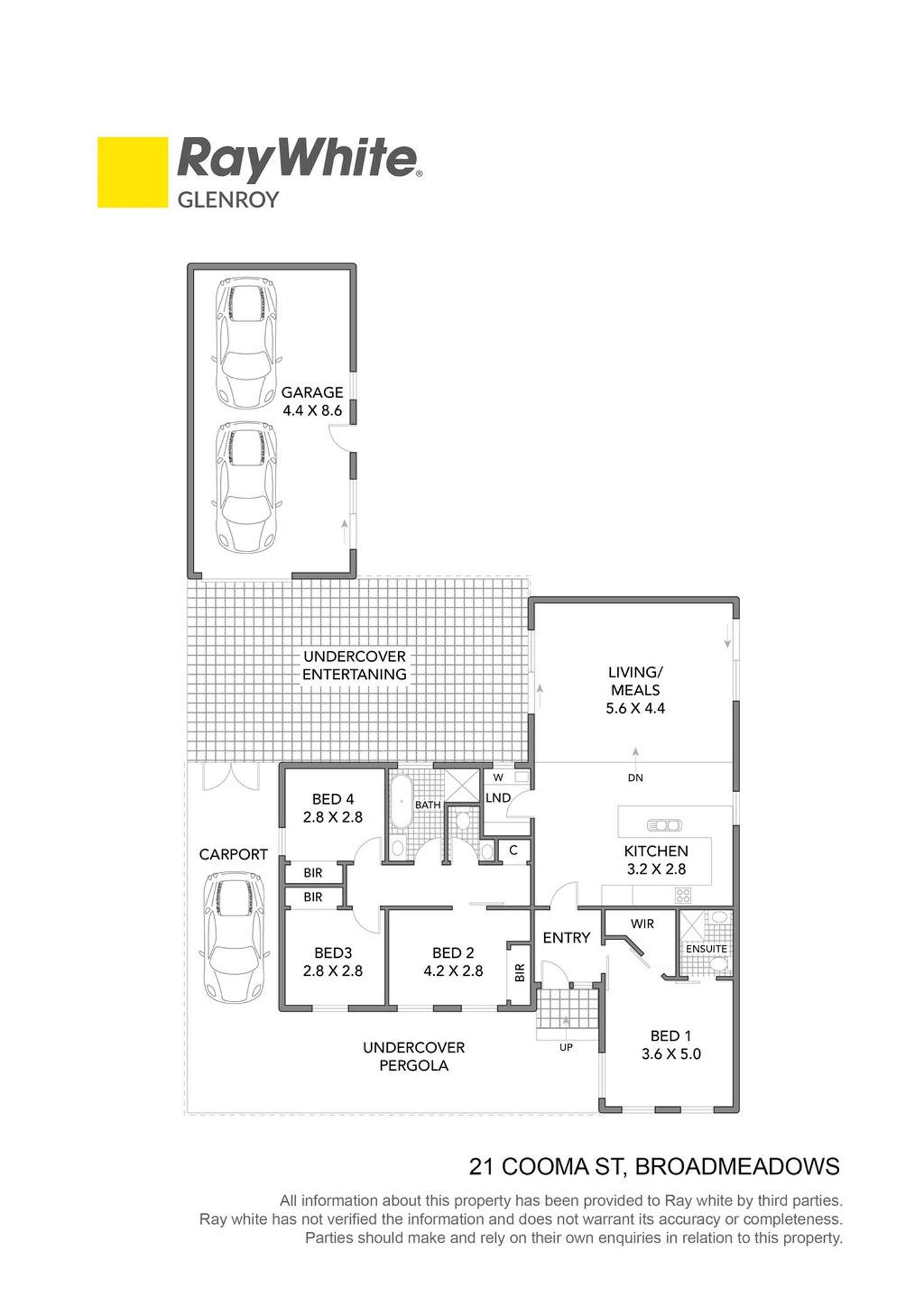 Floorplan of Homely house listing, 21 Cooma Street, Broadmeadows VIC 3047