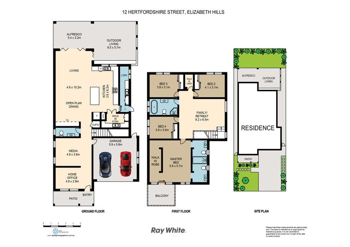 Floorplan of Homely house listing, 12 Hertfordshire Street, Elizabeth Hills NSW 2171